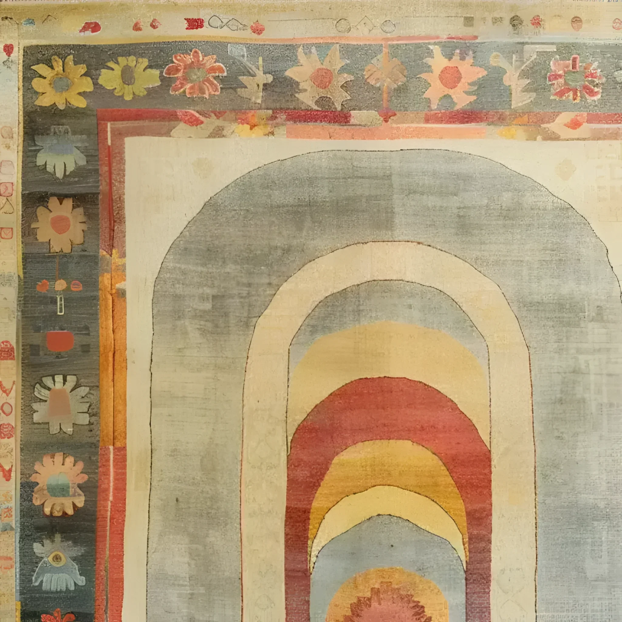 Central Medallion Hand Knotted Area Rug - Image 6