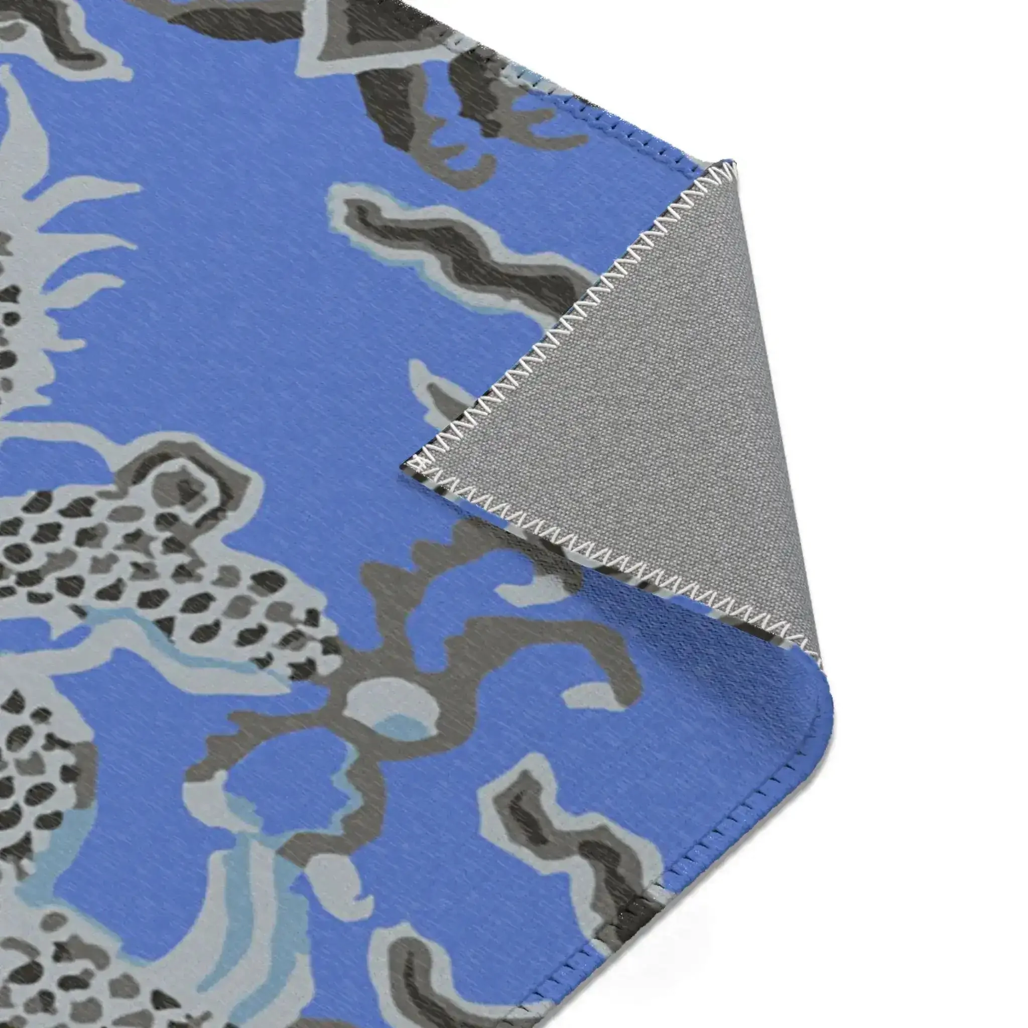 Cerulean Sky Imperial Dragon Accent Rug - Image 5