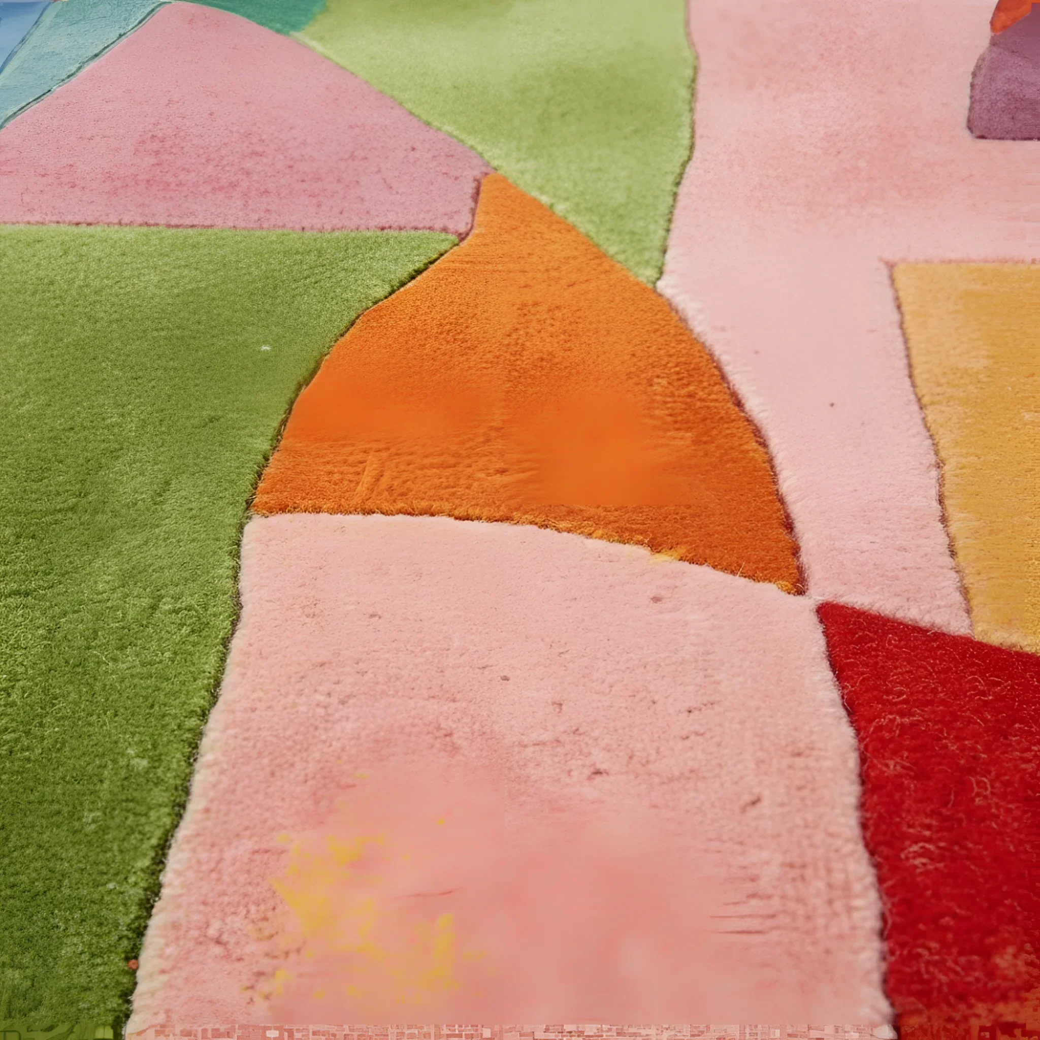 Chaotic Harmony Rhythm Hand Tufted Rug - Image 3