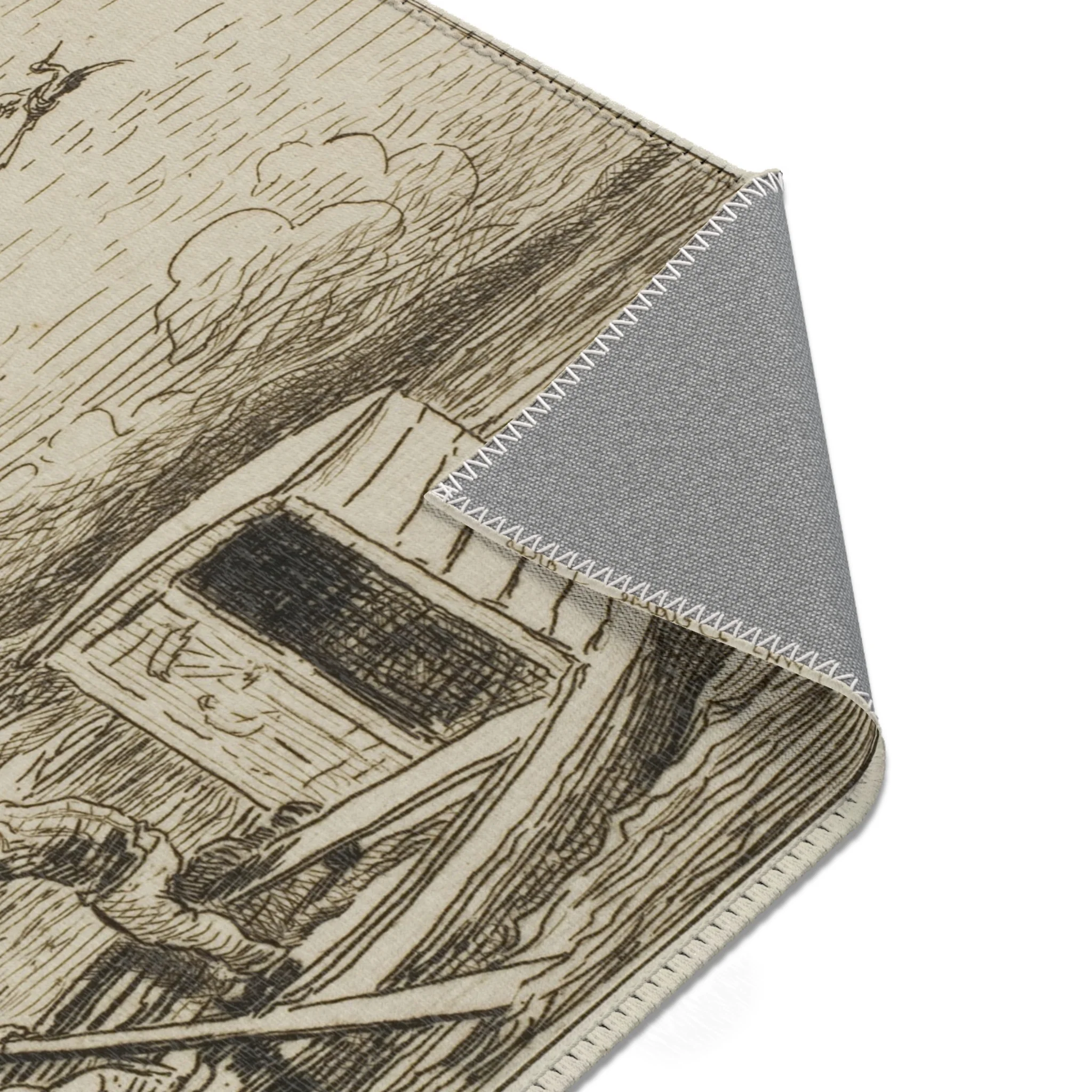 Charles François Daubigny - Cambronne's Word | Area Rug - Image 13