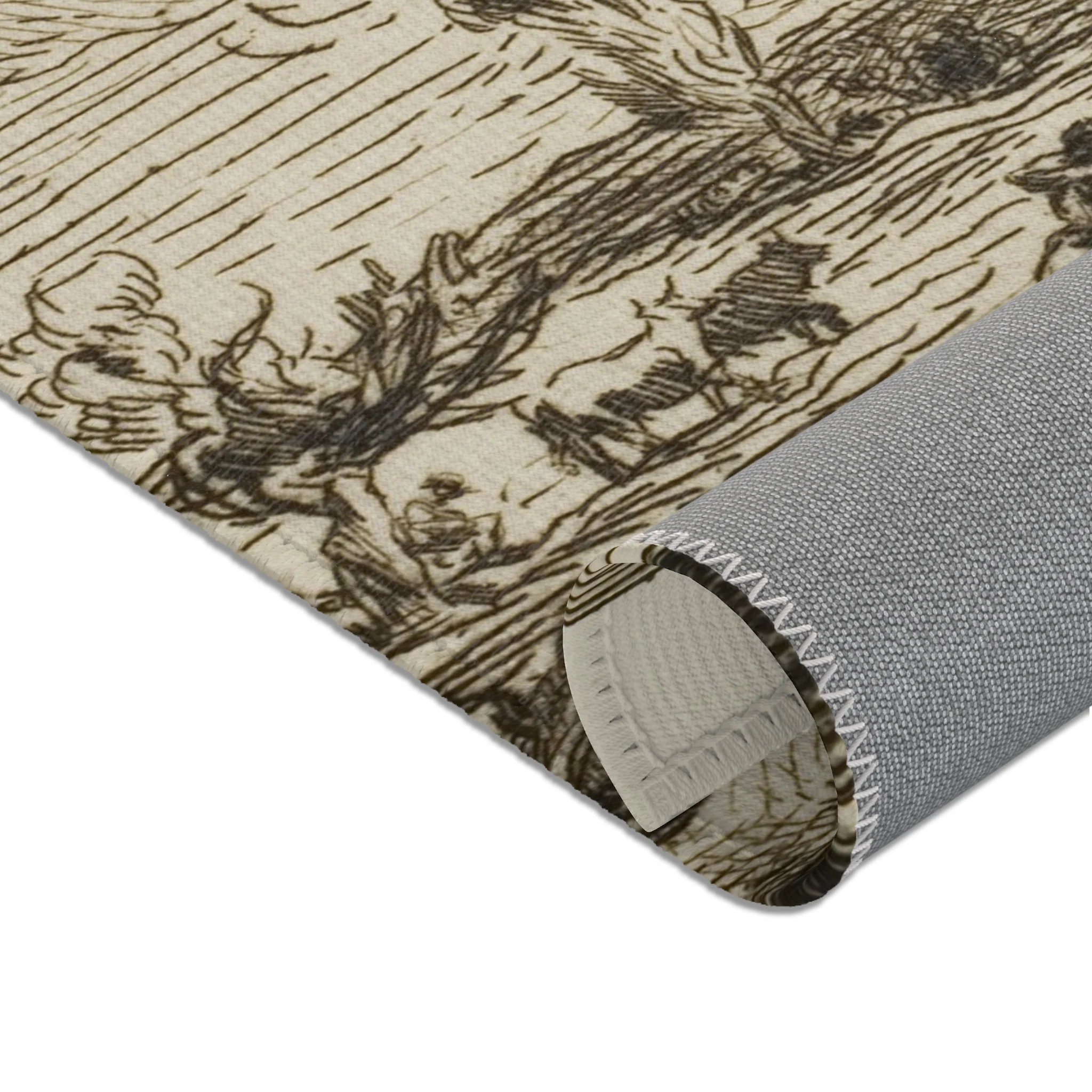Charles François Daubigny - Cambronne's Word | Area Rug - Image 8