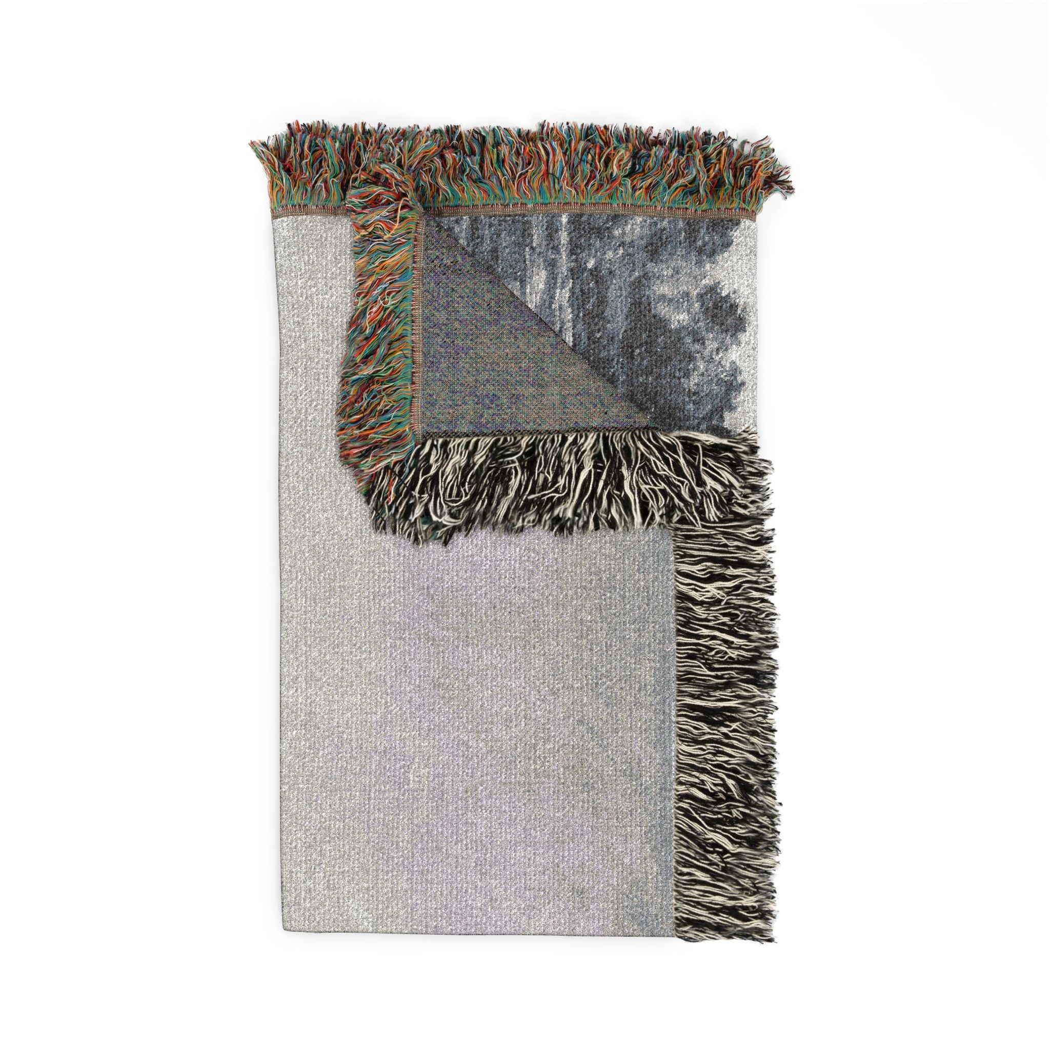 Charles François Daubigny - On the Bank of the Seine at Portejoie | Woven Tapestry Blanket - Image 5