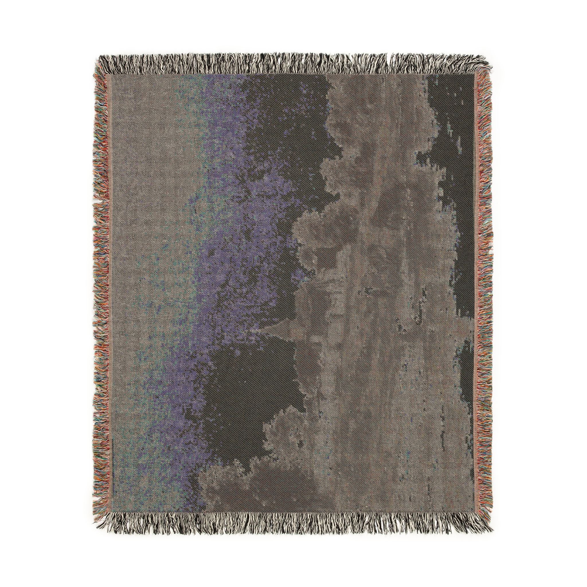 Charles François Daubigny - On the Bank of the Seine at Portejoie | Woven Tapestry Blanket - Image 9