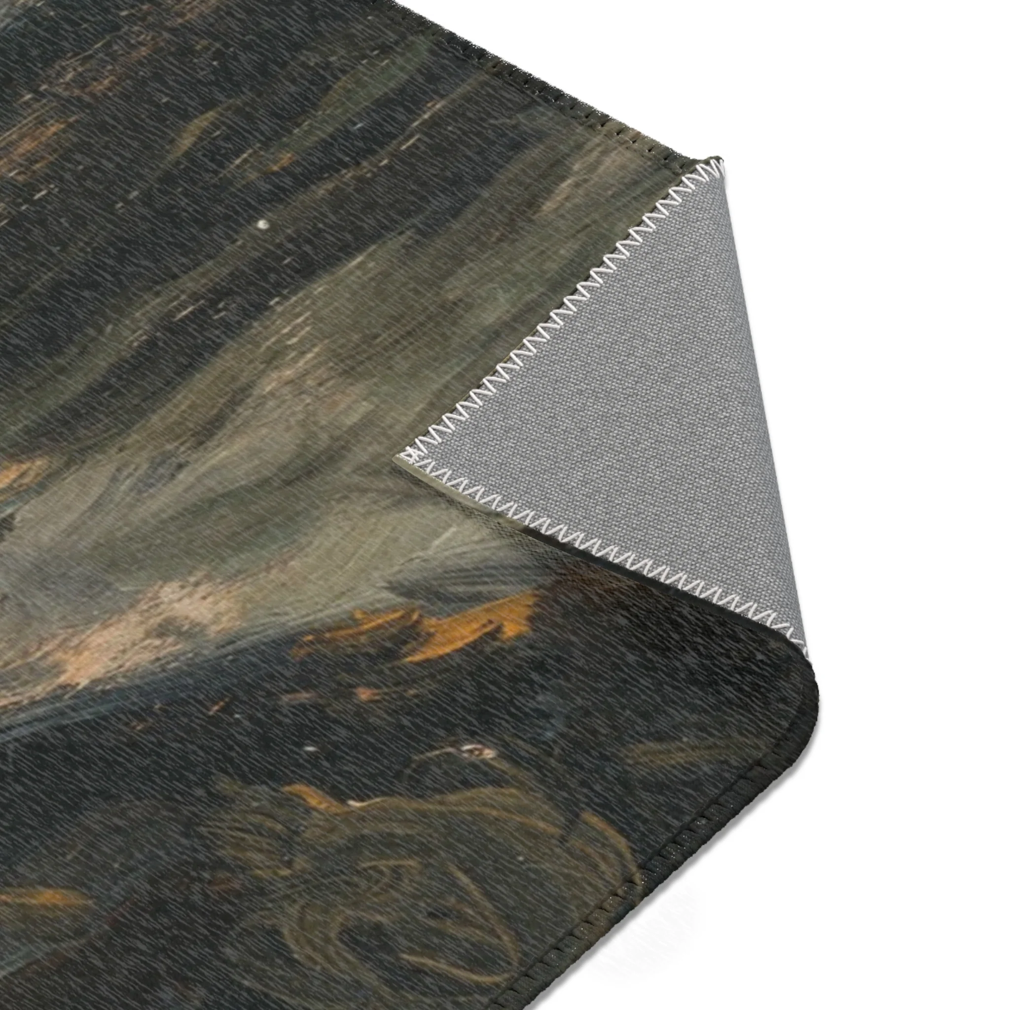 Charles François Daubigny - River Boat | Area Rug - Image 17