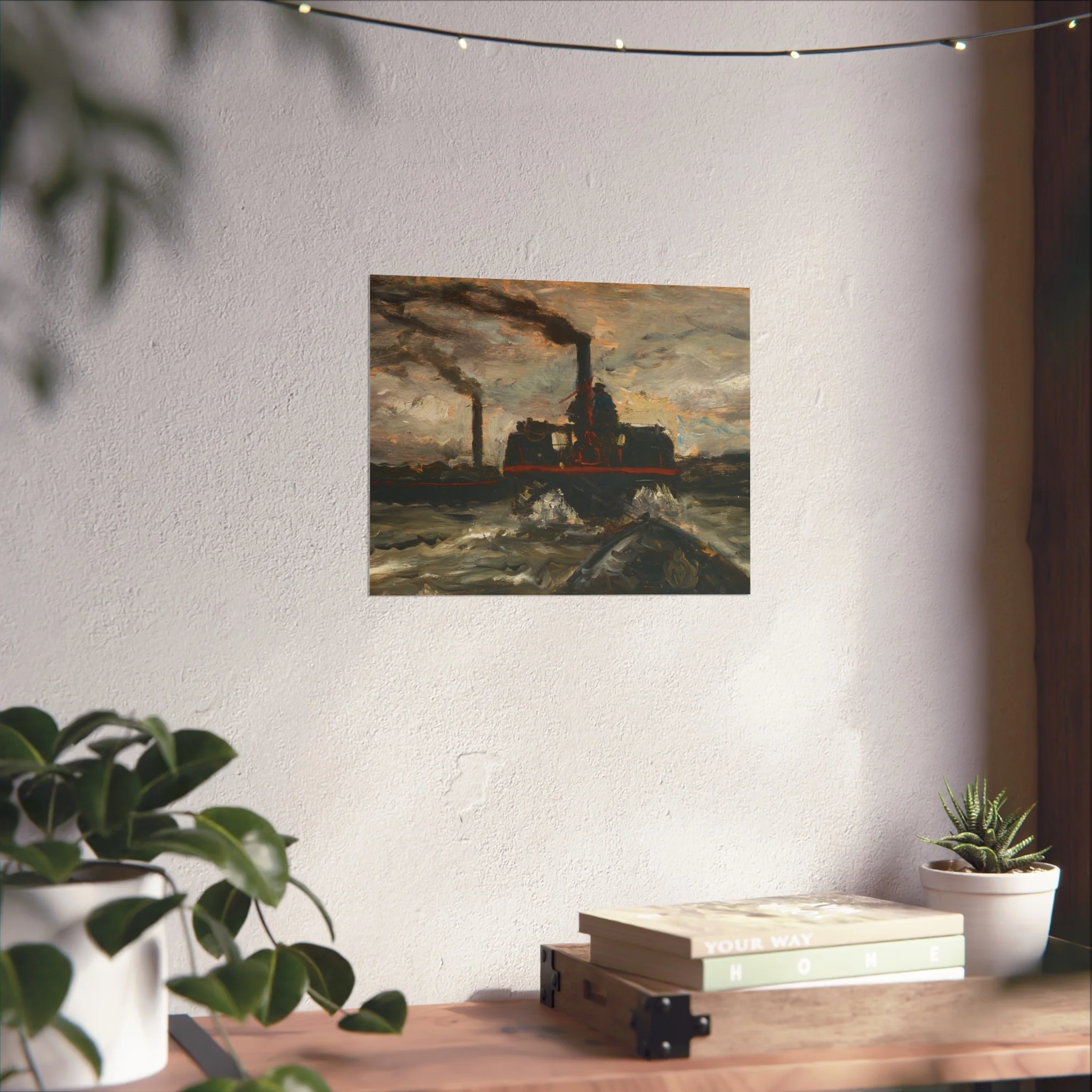 Charles François Daubigny - River Boat | Fine Art Poster - Image 3