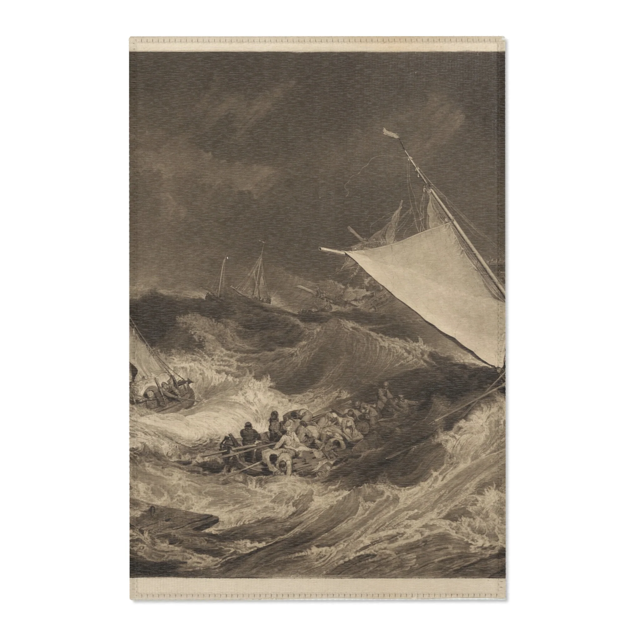 Charles Turner - A Shipwreck | Area Rug