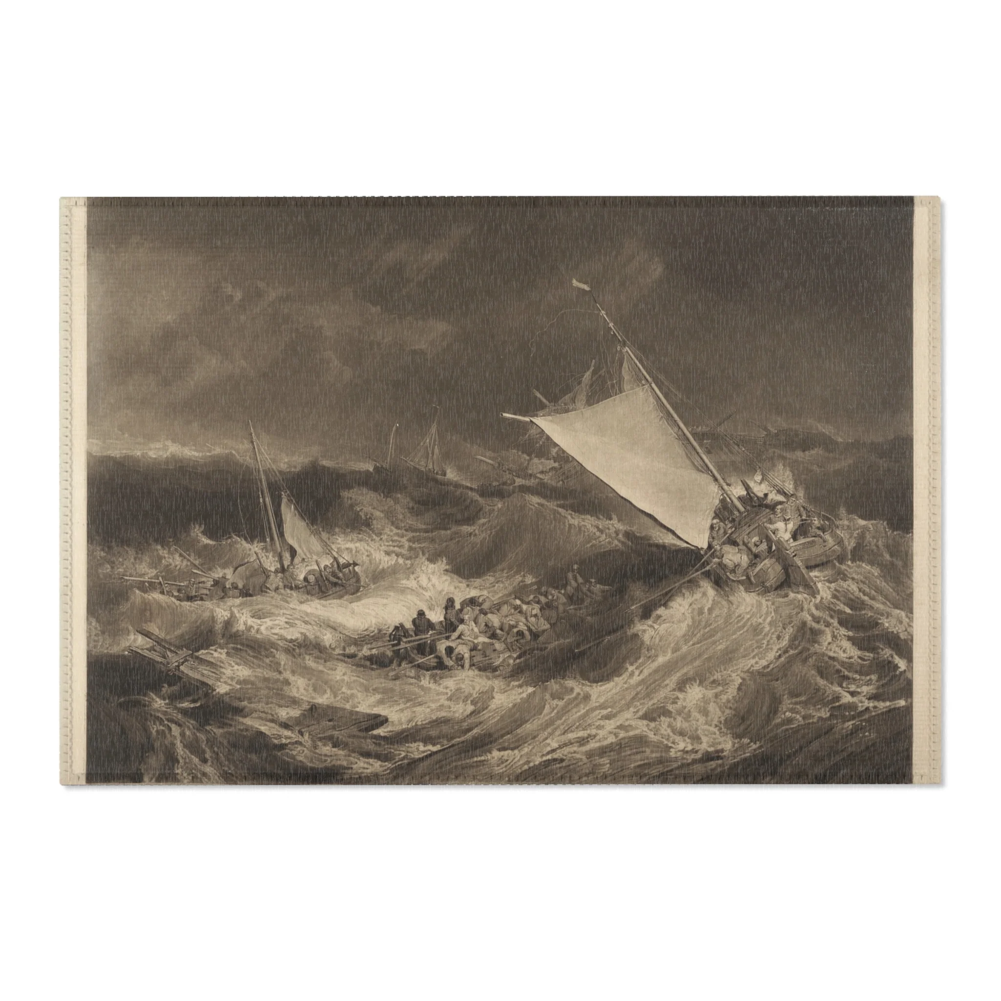 Charles Turner - A Shipwreck | Area Rug - Image 4