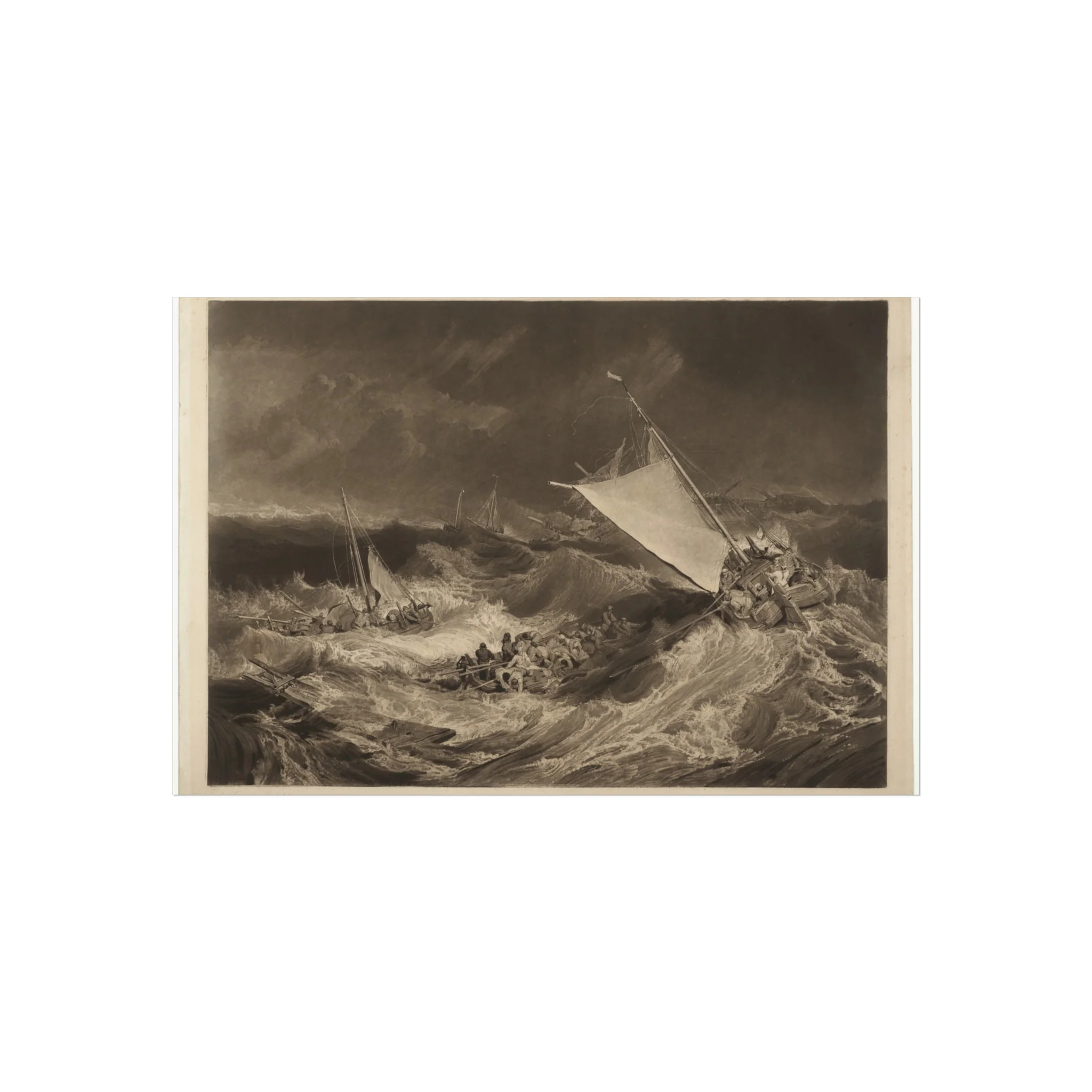 Charles Turner - A Shipwreck | Fine Art Poster - Image 4