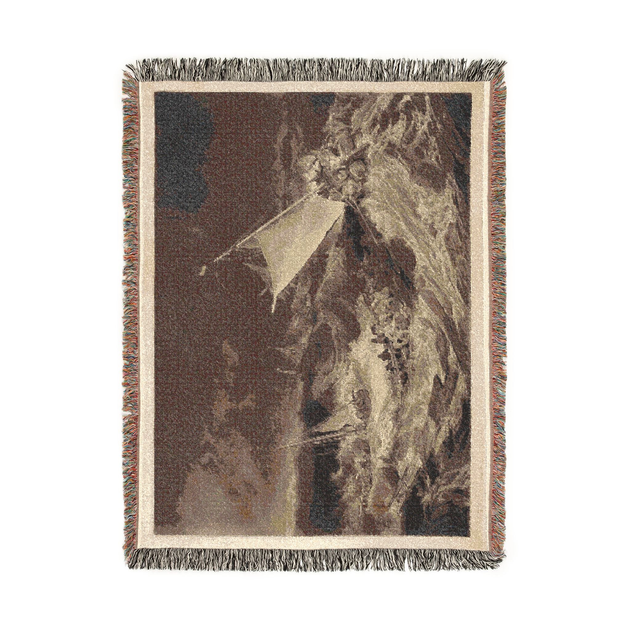 Charles Turner - A Shipwreck | Woven Tapestry Blanket - Image 11