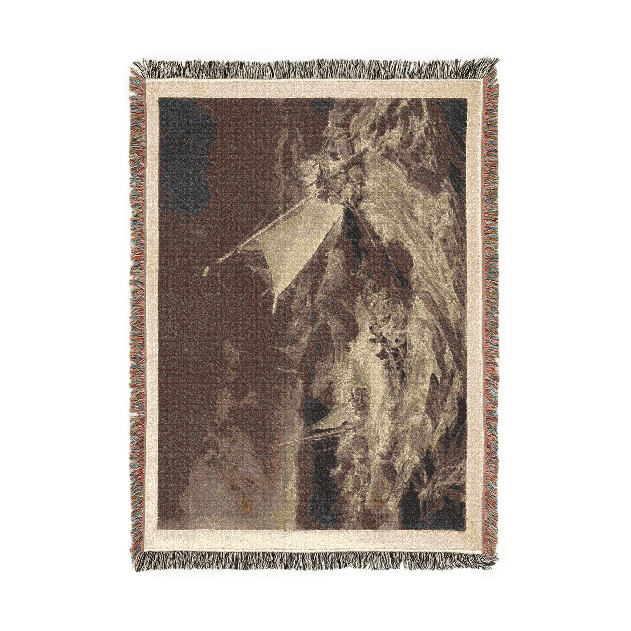 Charles Turner - A Shipwreck | Woven Tapestry Blanket - Image 6