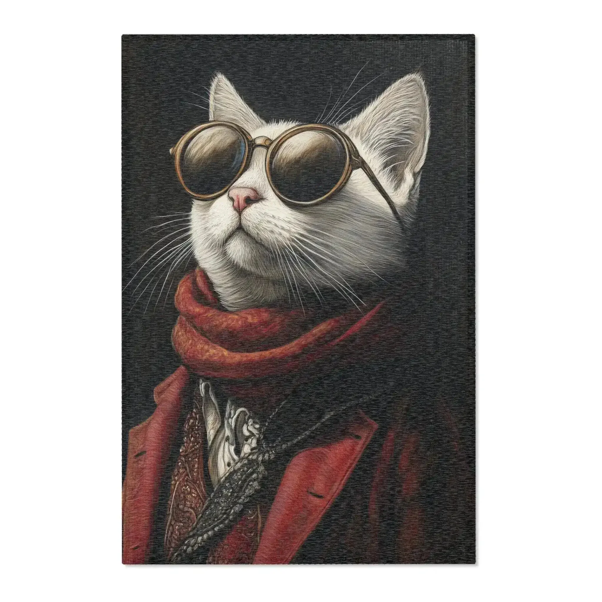 Chic Cat in Couture Accent Rug - Image 2