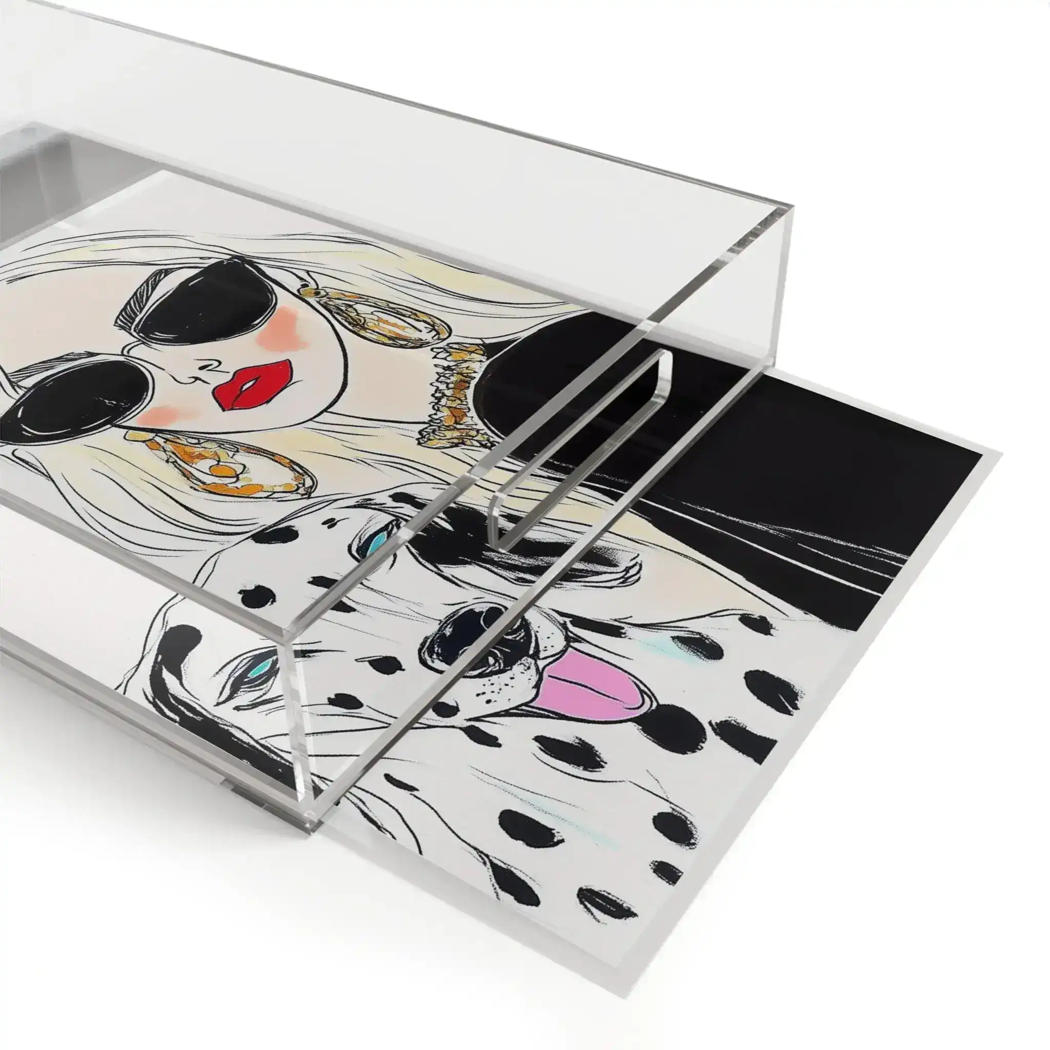 Chic Diva & Dalmatian Serving Tray - Image 4