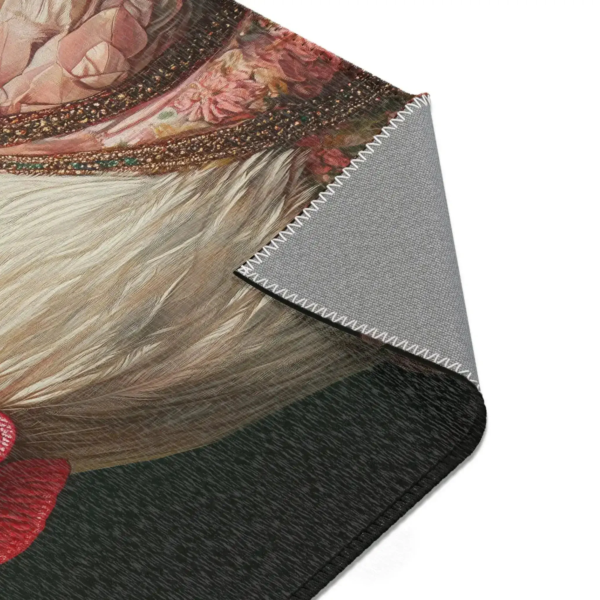 Chic Renaissance Chicken Accent Rug - Image 6