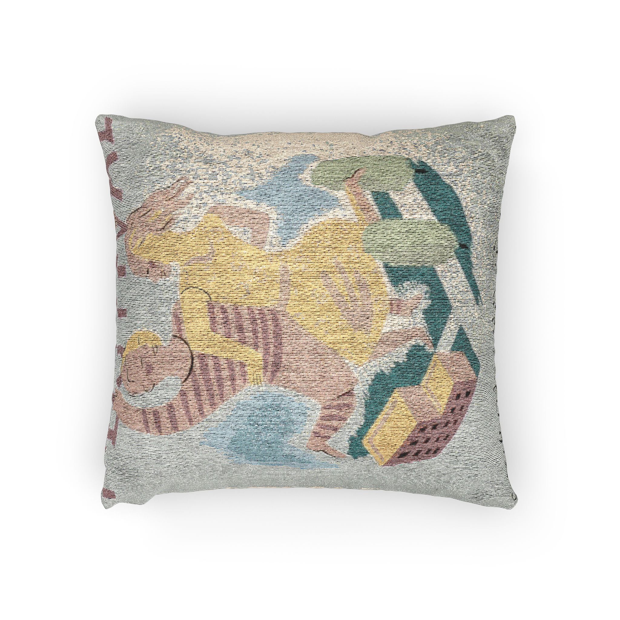 children-s-festival-wpa-federal-art-project | Woven Pillow - Image 2