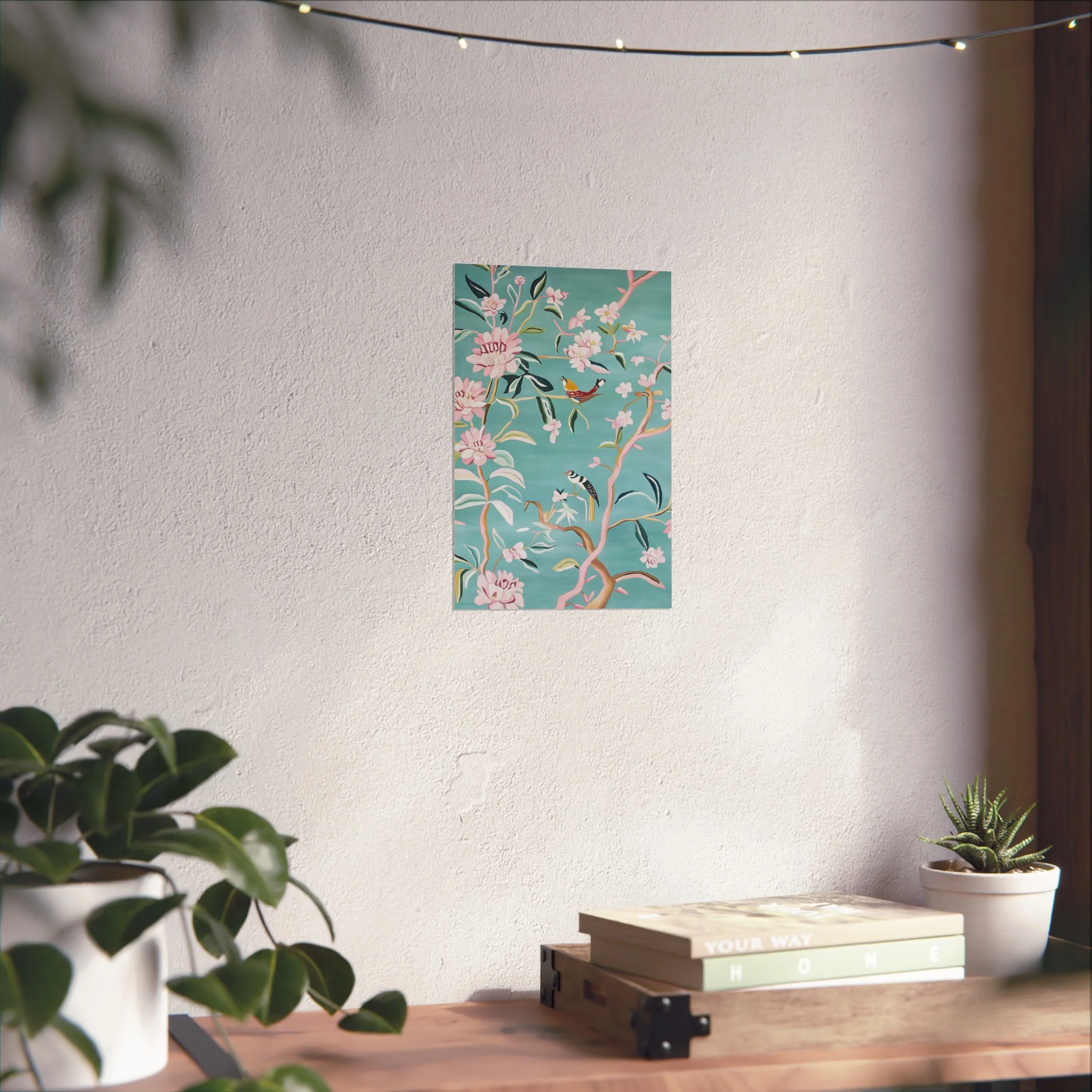 Chinoiserie Birds and Cherry Blossom Fine Art Poster - Image 20