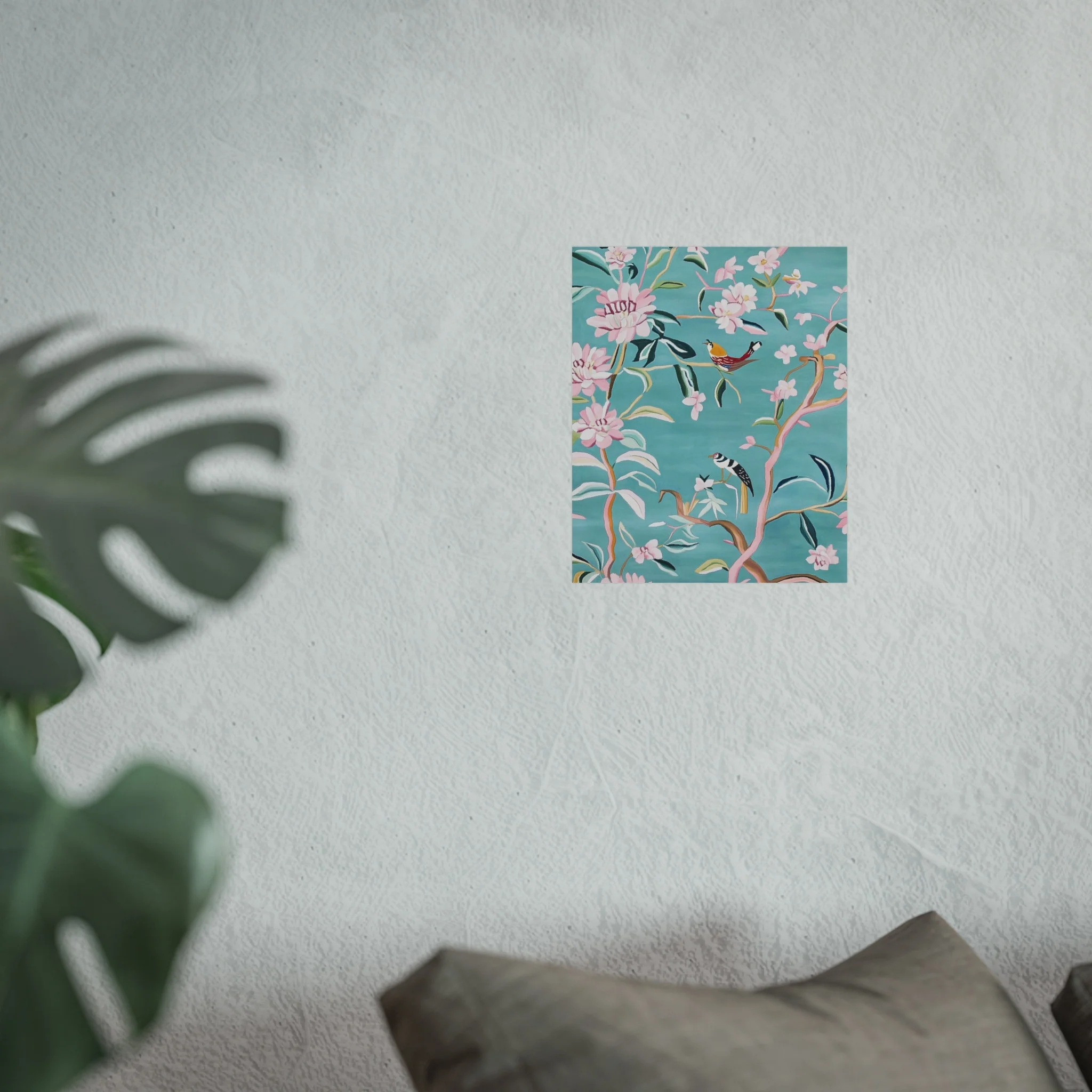 Chinoiserie Birds and Cherry Blossom Fine Art Poster - Image 21