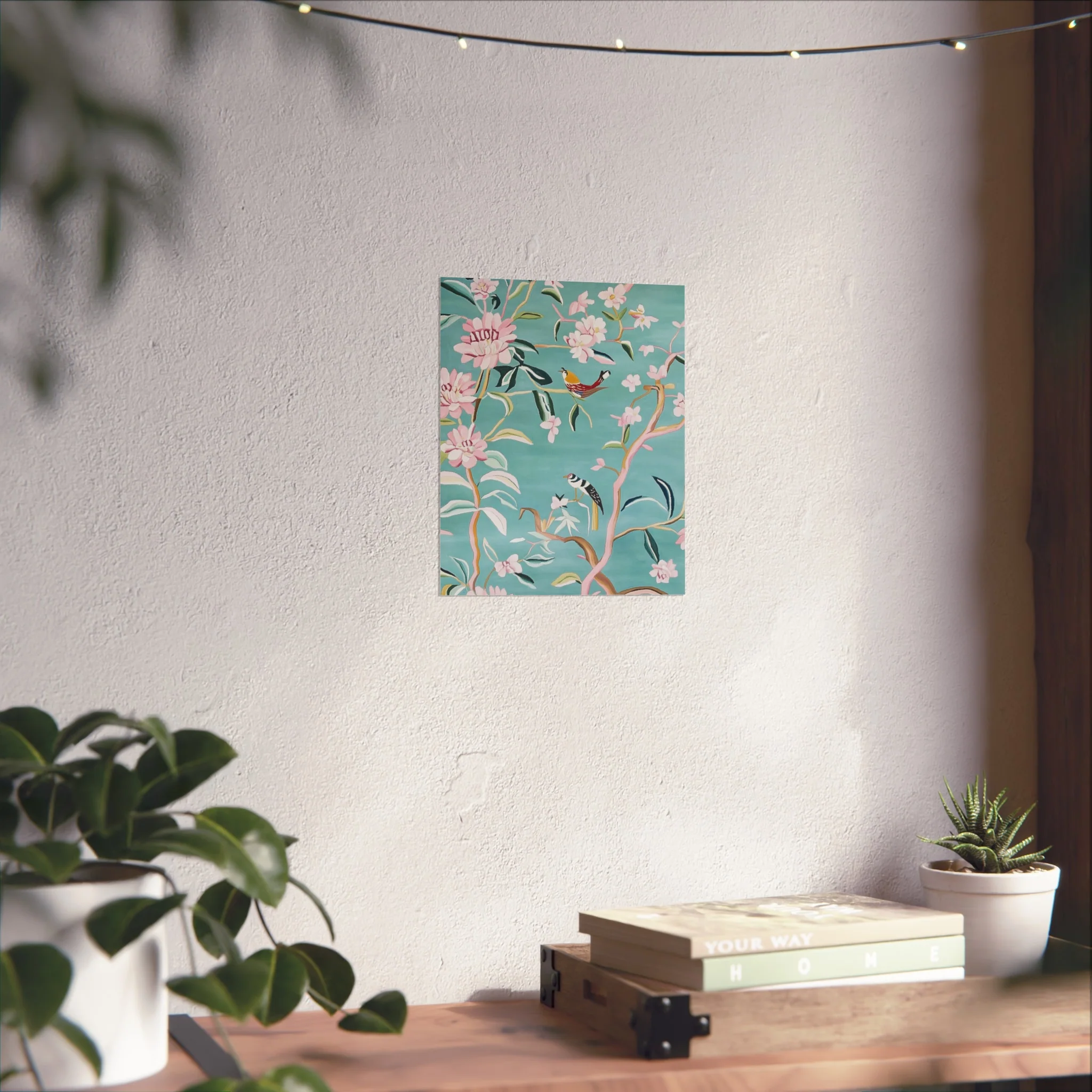 Chinoiserie Birds and Cherry Blossom Fine Art Poster - Image 22