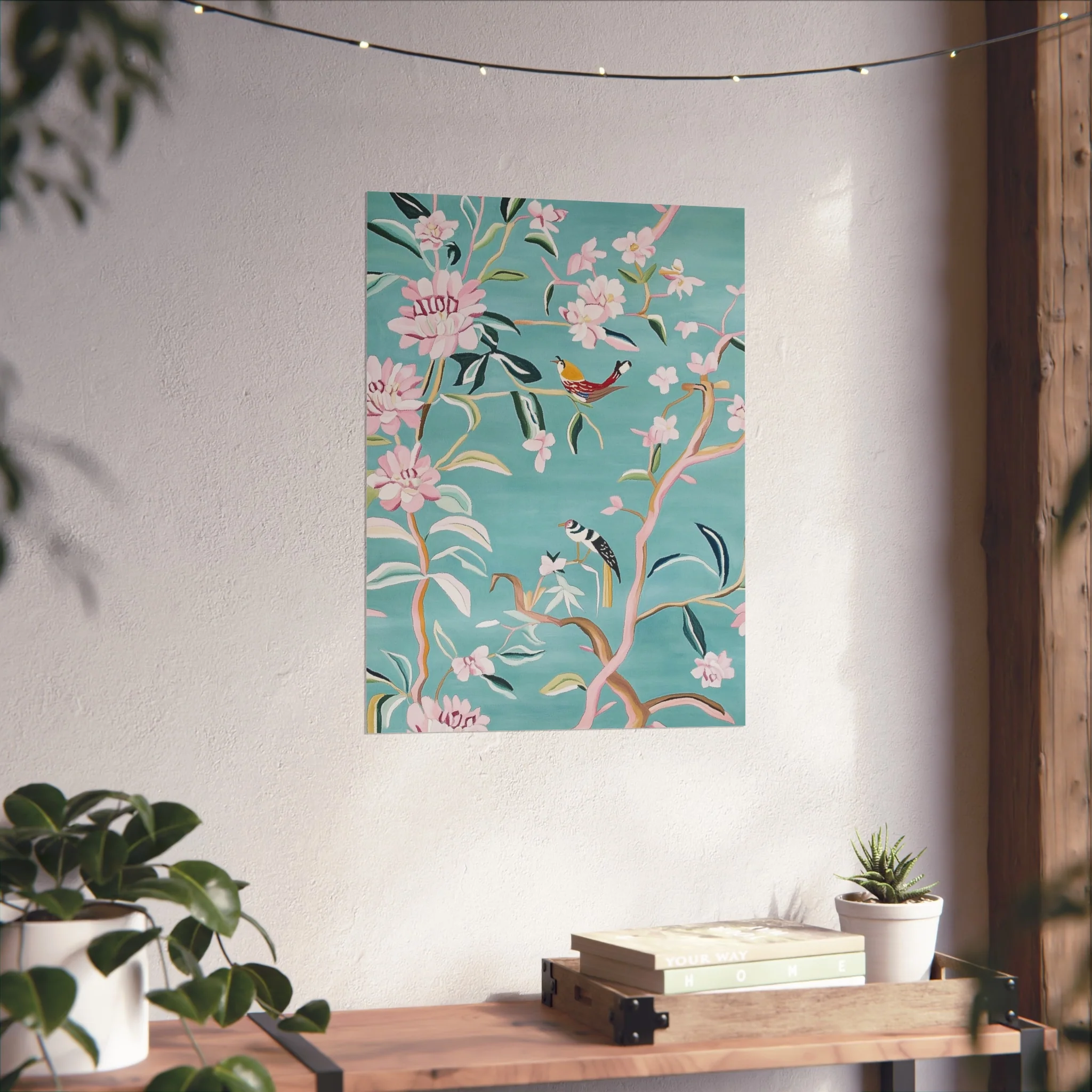 Chinoiserie Birds and Cherry Blossom Fine Art Poster - Image 36