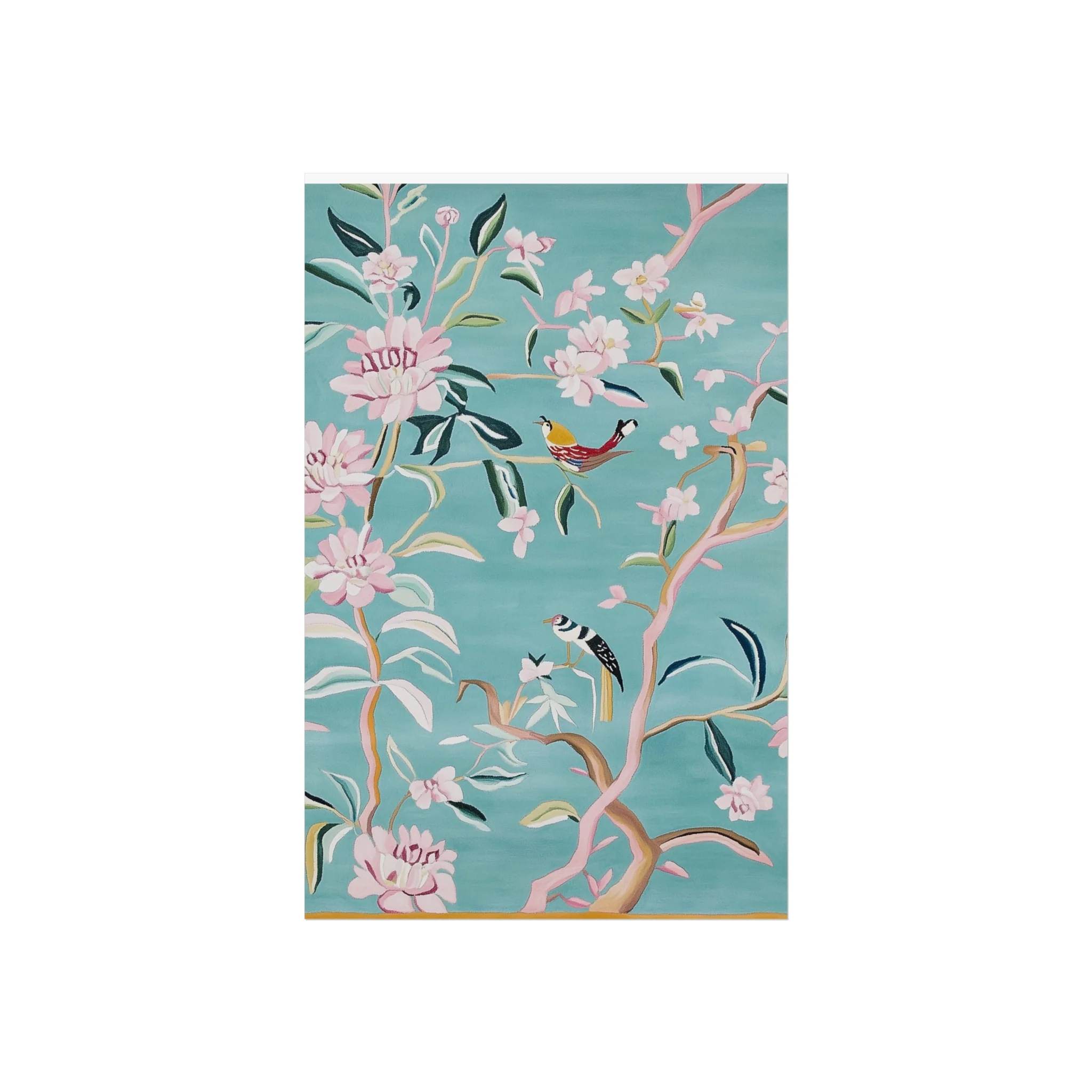 Chinoiserie Birds and Cherry Blossom Fine Art Poster - Image 5