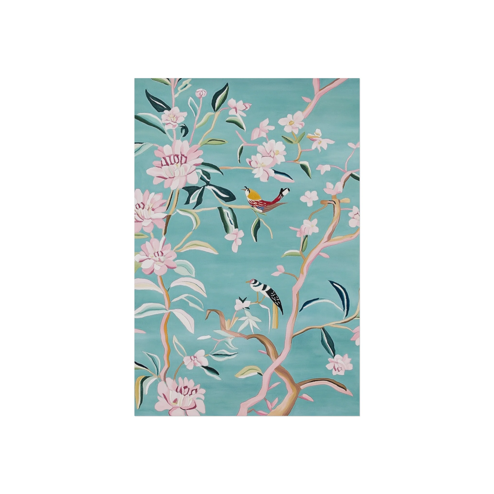 Chinoiserie Birds and Cherry Blossom Fine Art Poster - Image 9