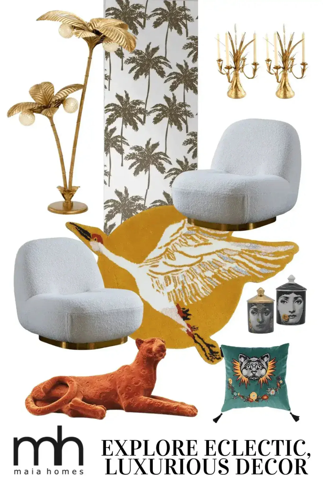 Chinoiserie Crane over the Sun Hand Tufted Wool Rug - Image 3