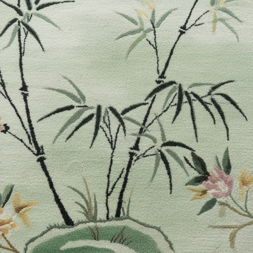 Chinoiserie Garden Bliss Hand Tufted Rug - Image 4