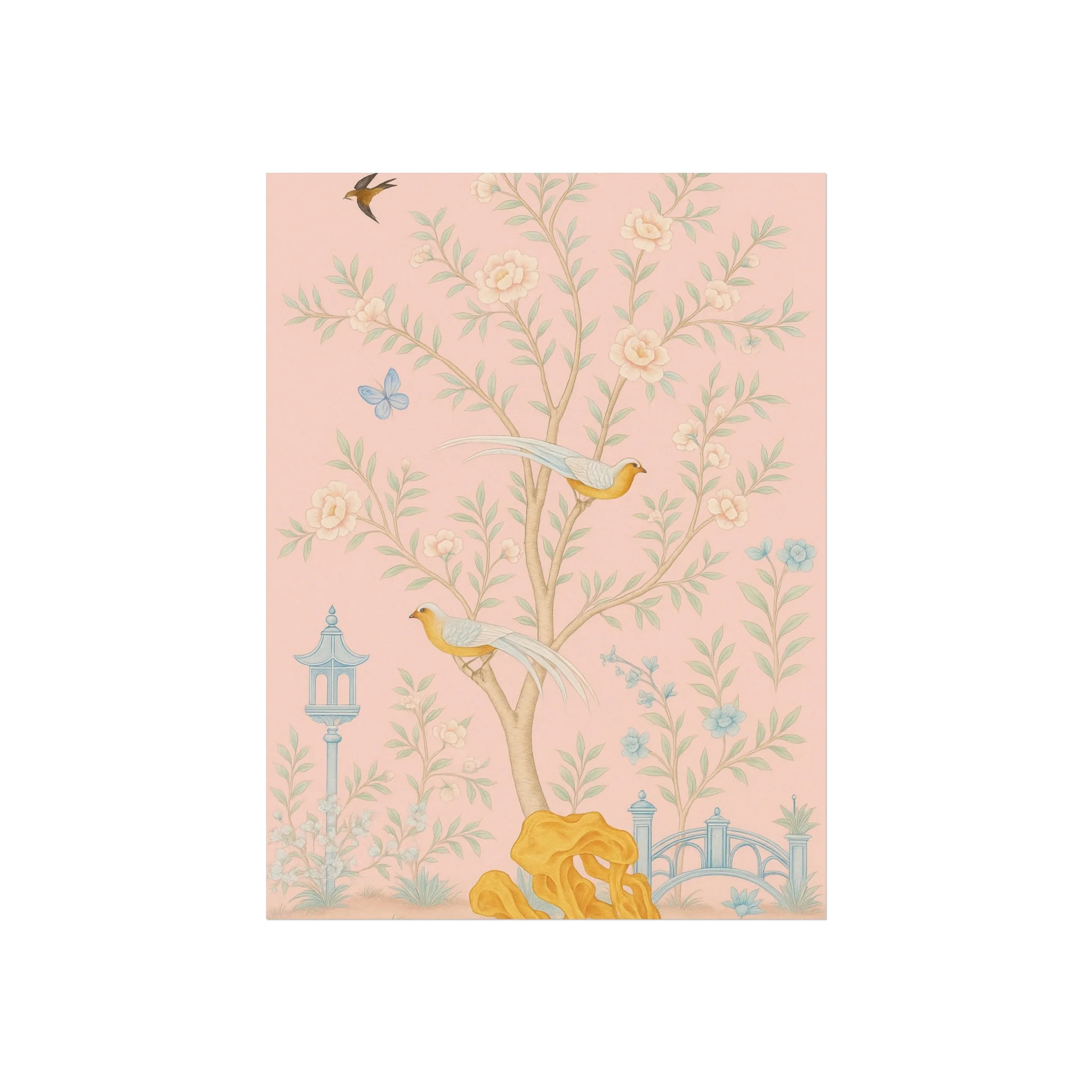 Chinoiserie Serenity - Pink Fine Art Poster - Image 10