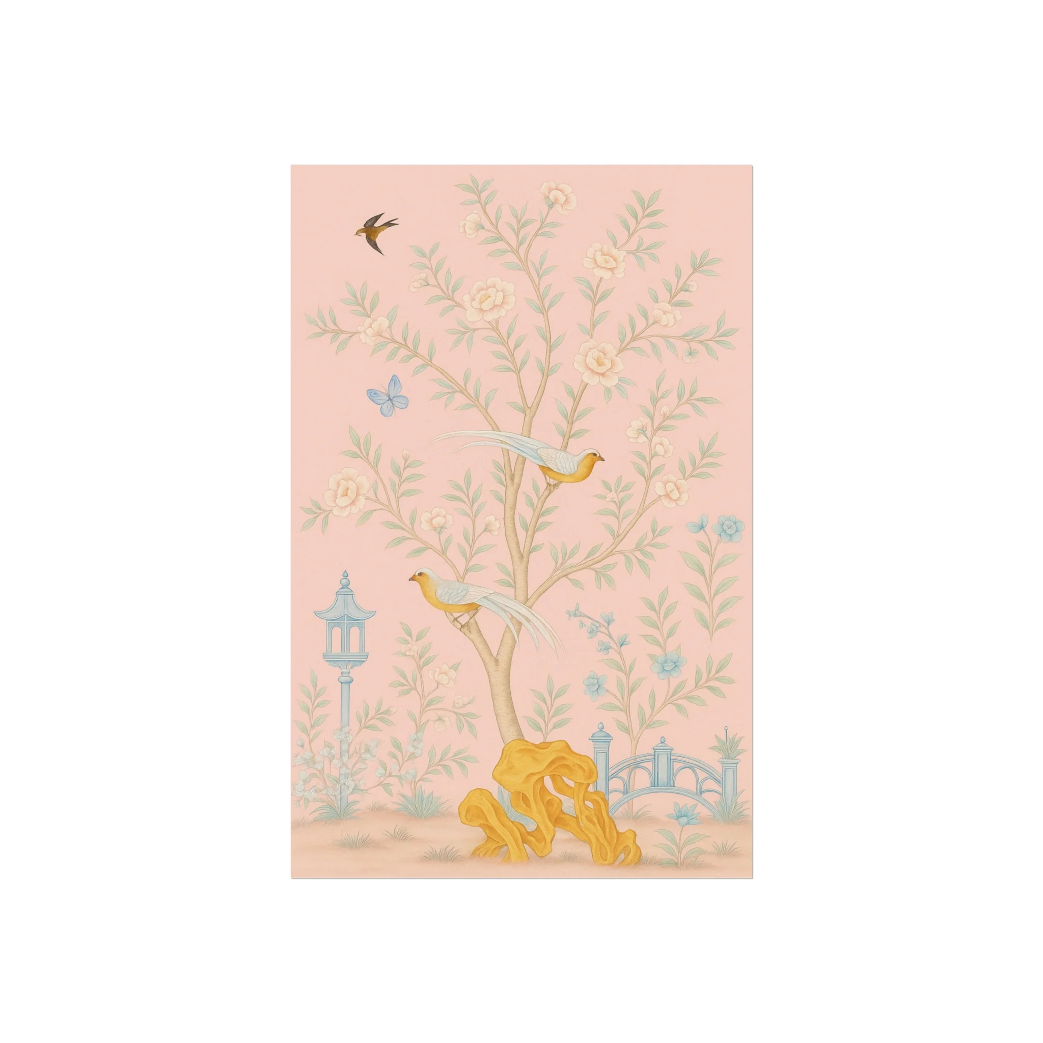 Chinoiserie Serenity - Pink Fine Art Poster - Image 12