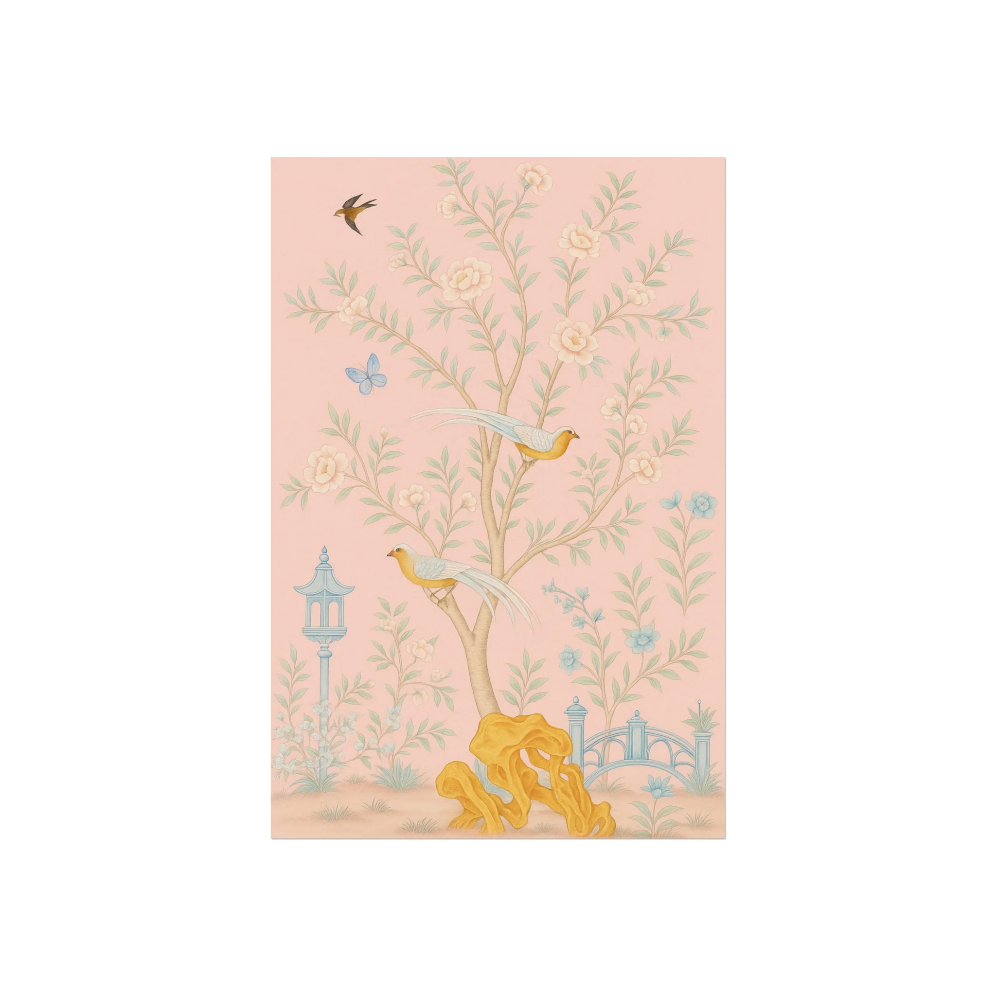 Chinoiserie Serenity - Pink Fine Art Poster - Image 14
