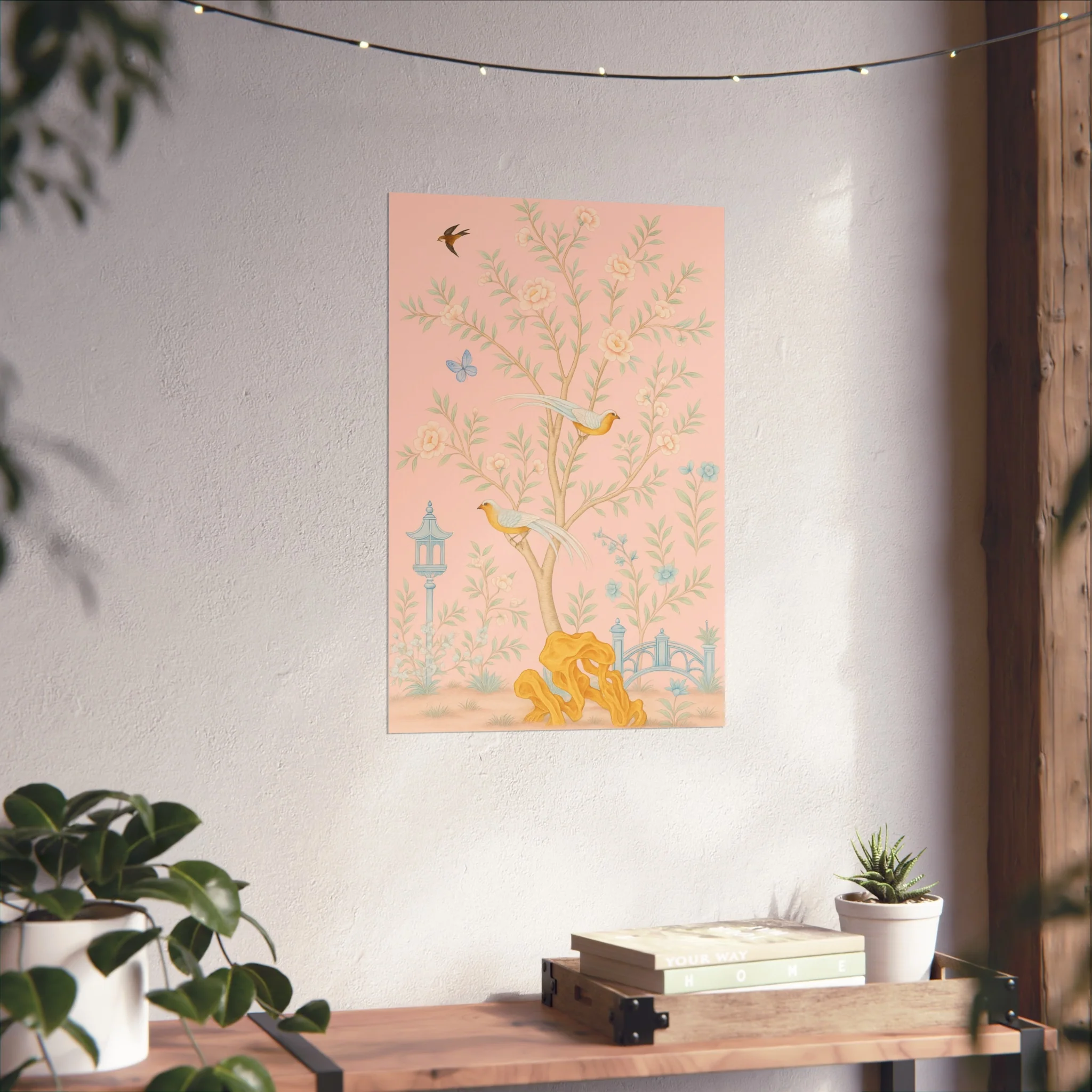 Chinoiserie Serenity - Pink Fine Art Poster - Image 34