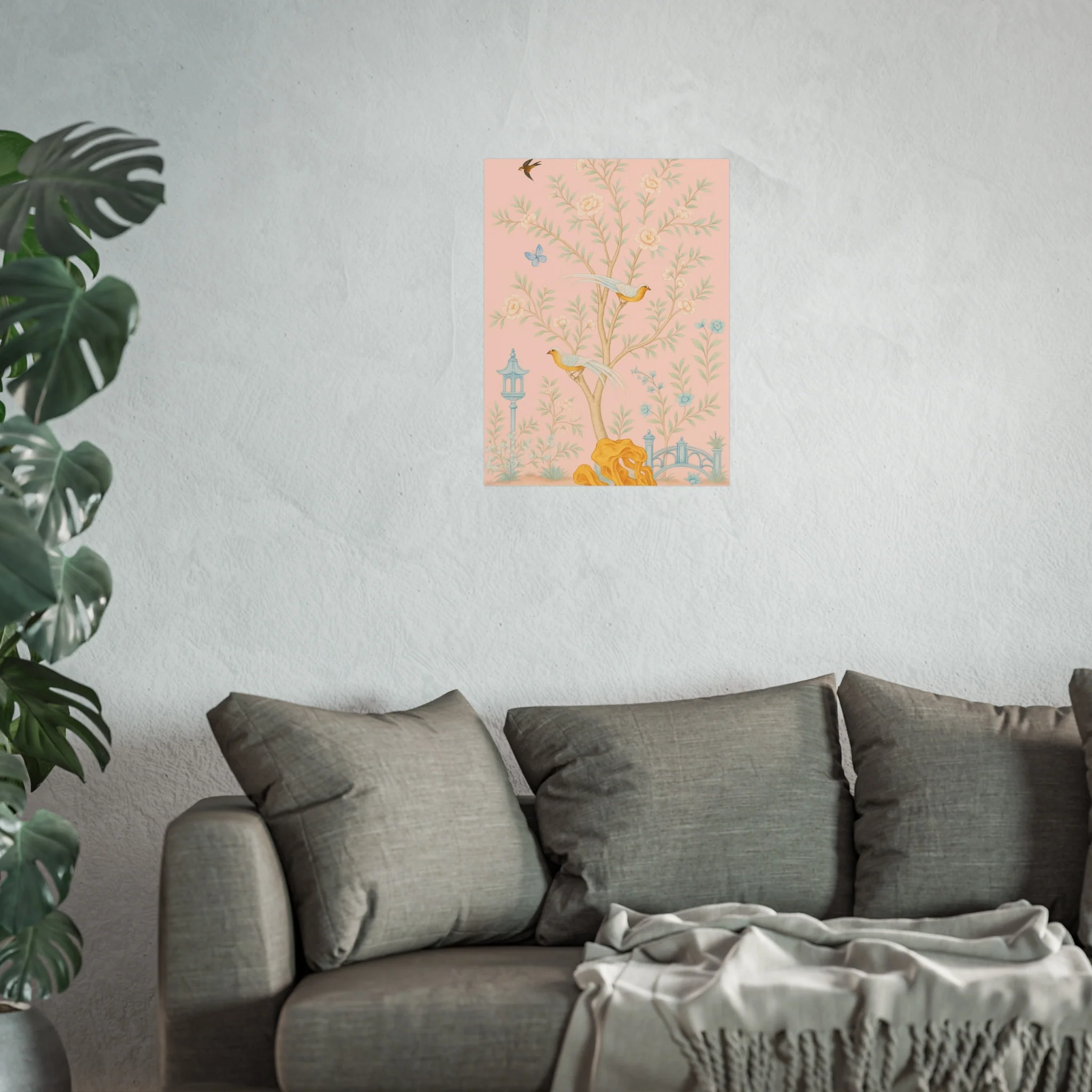 Chinoiserie Serenity - Pink Fine Art Poster - Image 35