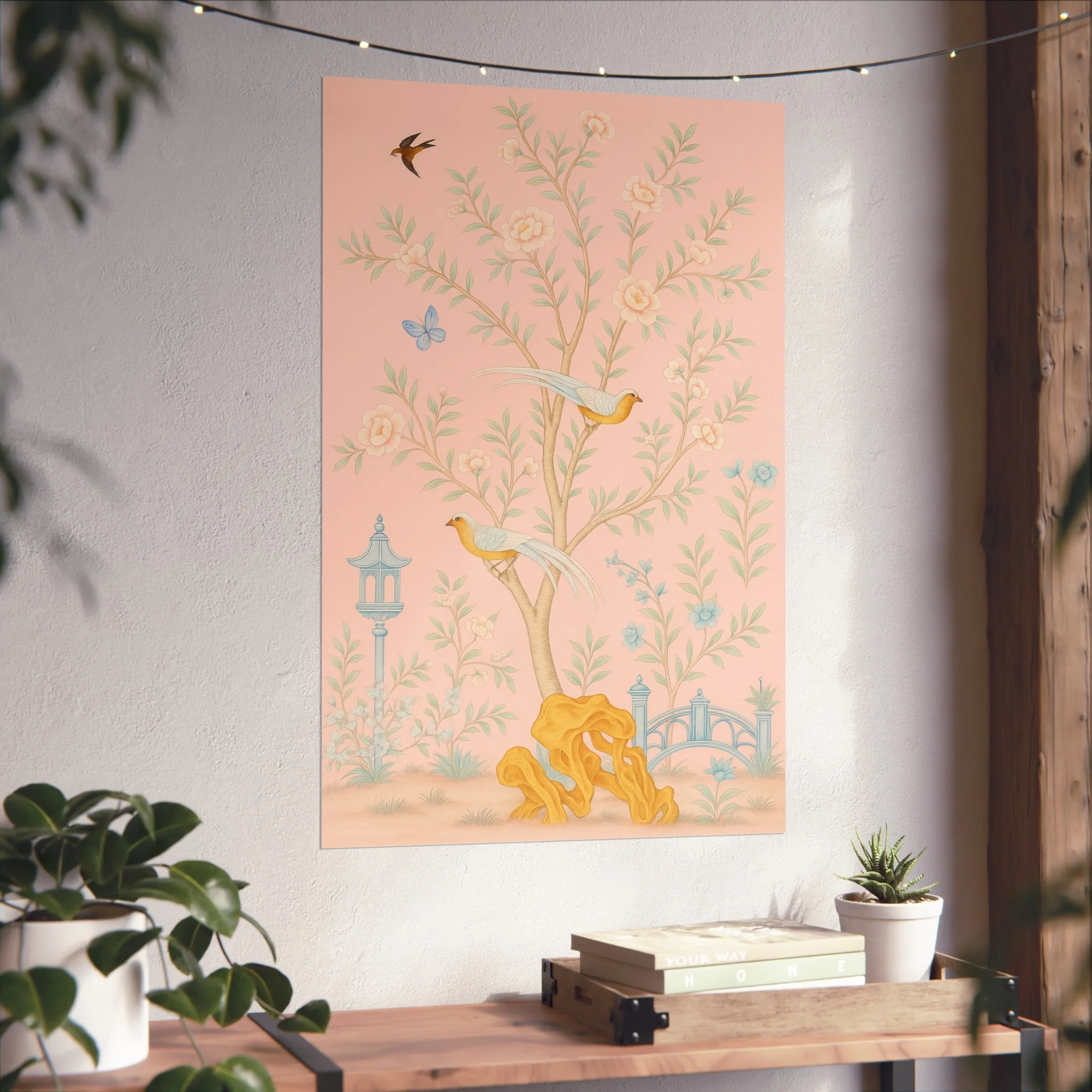 Chinoiserie Serenity - Pink Fine Art Poster - Image 40