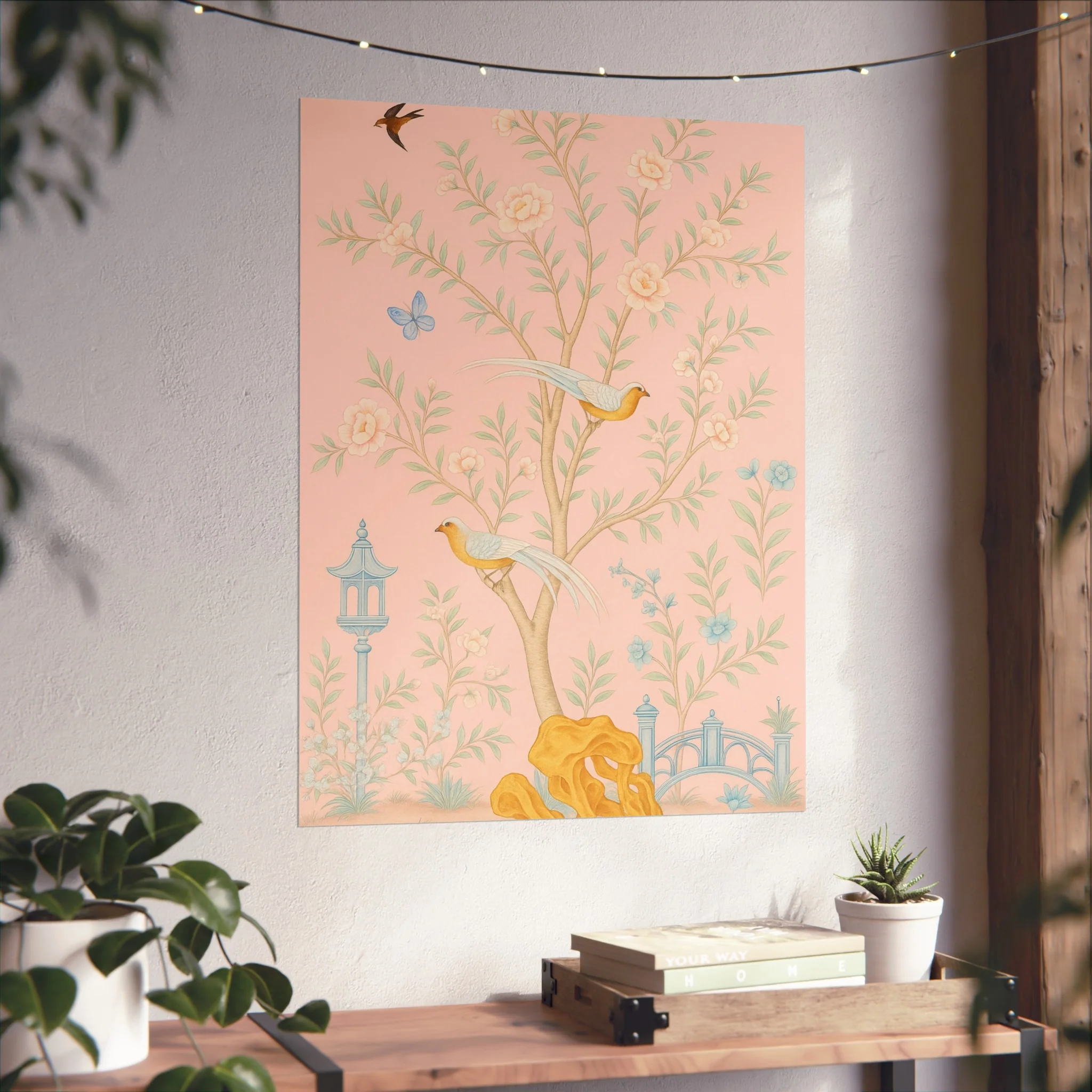 Chinoiserie Serenity - Pink Fine Art Poster - Image 42