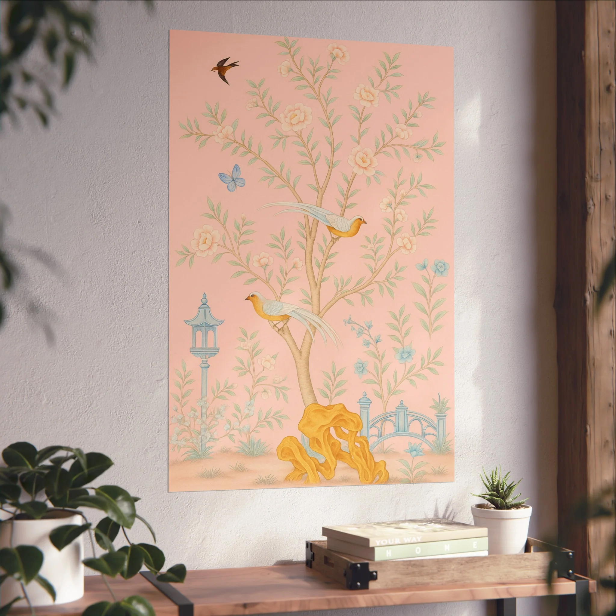 Chinoiserie Serenity - Pink Fine Art Poster - Image 44