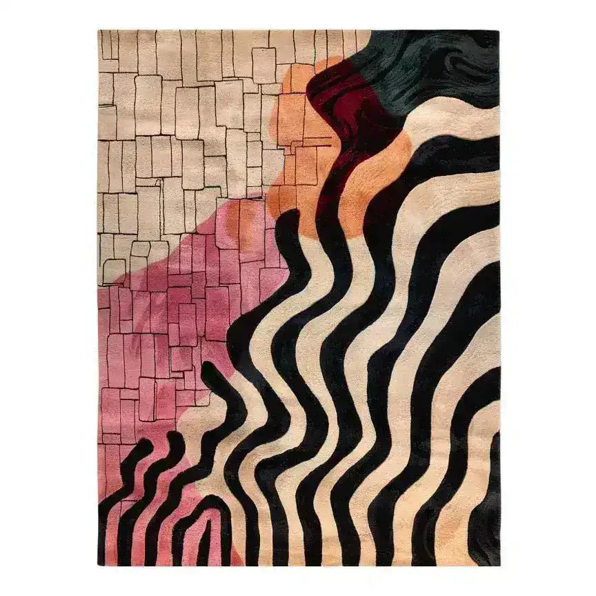 Chroma Waves Hand Tufted Rug