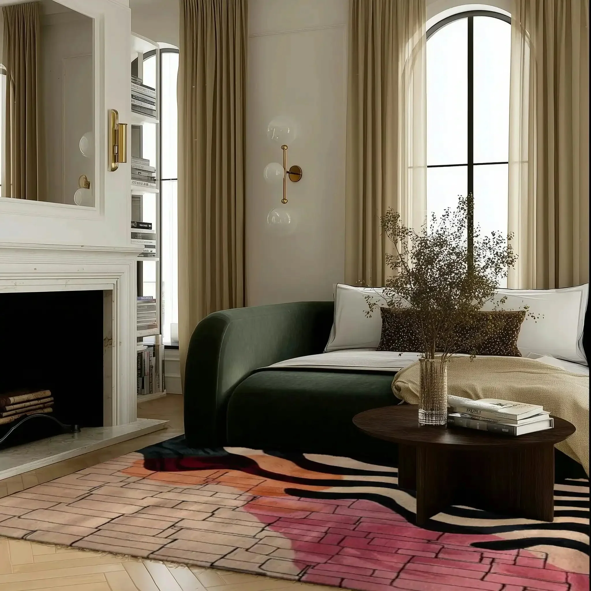 Chroma Waves Hand Tufted Rug - Image 5
