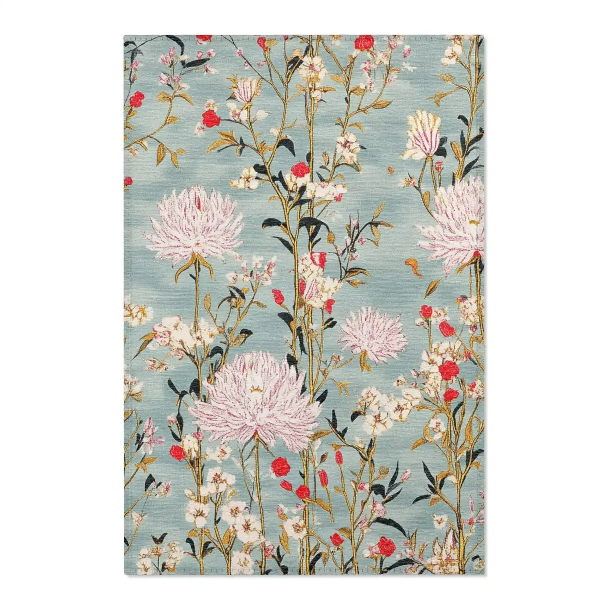 Chrysanthemum Bloom Accent Rug - Image 3