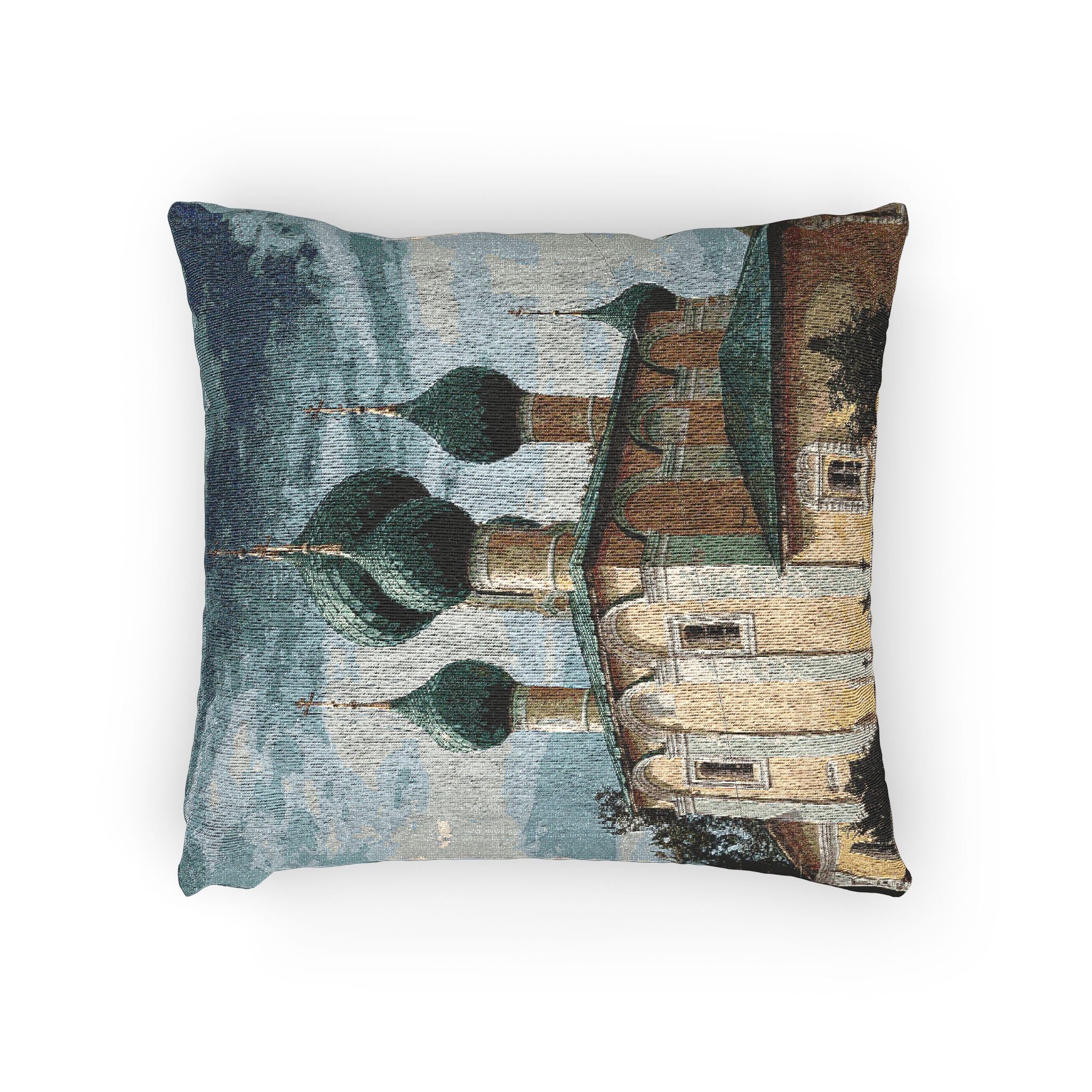 Church of the Beheading of Saint John the Baptist Alekseyevsky Monastery Uglich 2023-07-22 7452 | Woven Pillow - Image 2