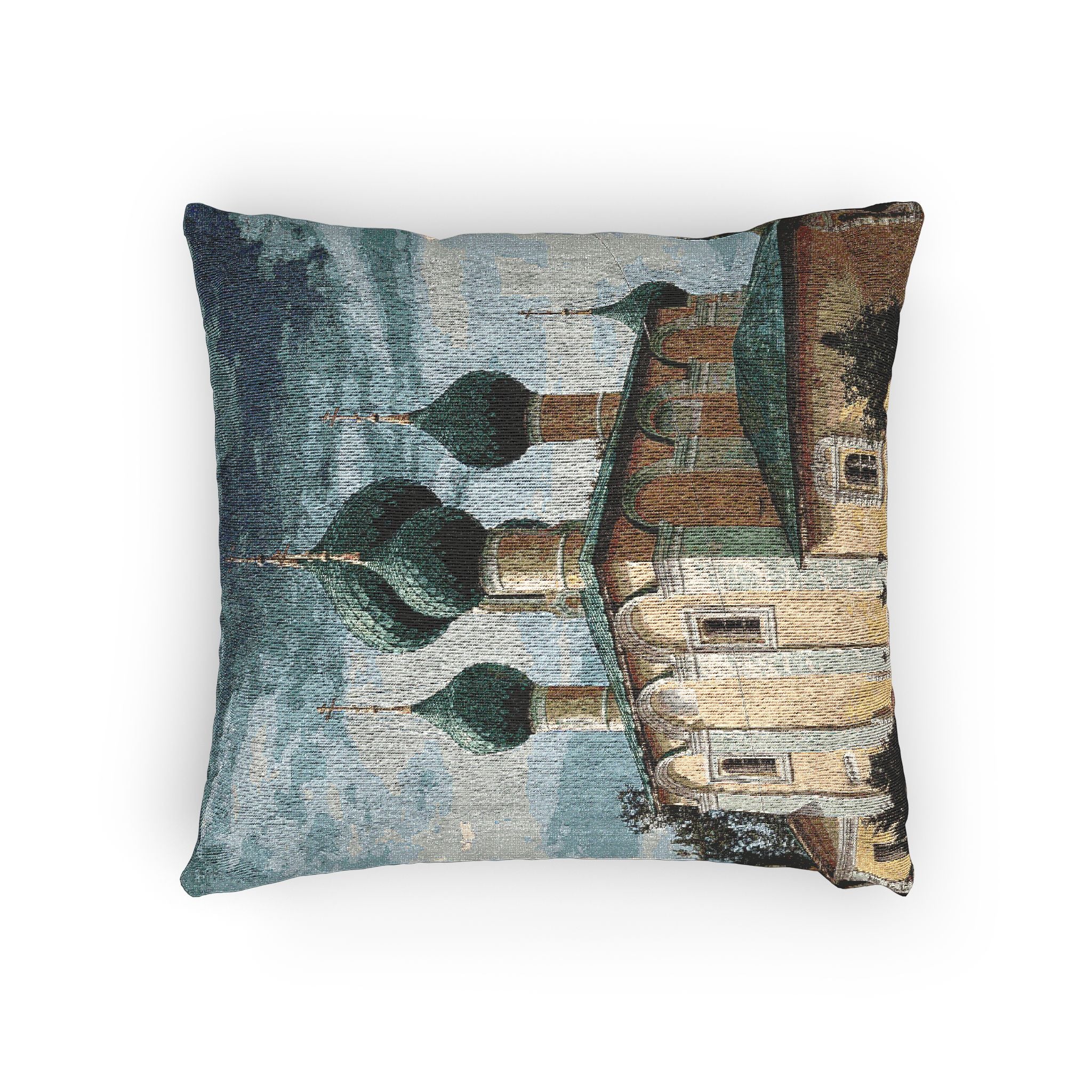 Church of the Beheading of Saint John the Baptist Alekseyevsky Monastery Uglich 2023-07-22 7452 | Woven Pillow - Image 4