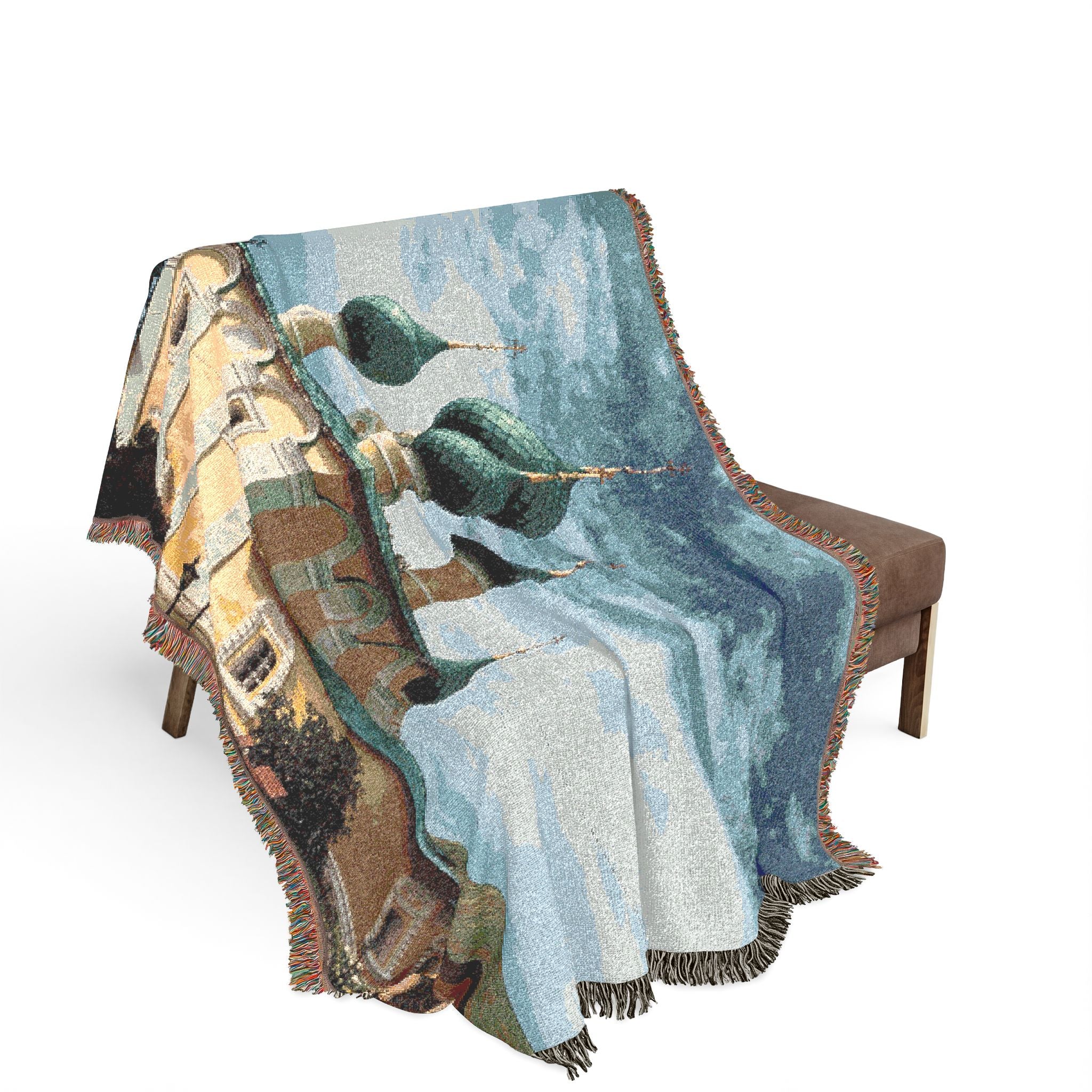 Church of the Beheading of Saint John the Baptist Alekseyevsky Monastery Uglich 2023-07-22 7452 | Woven Tapestry Blanket - Image 3