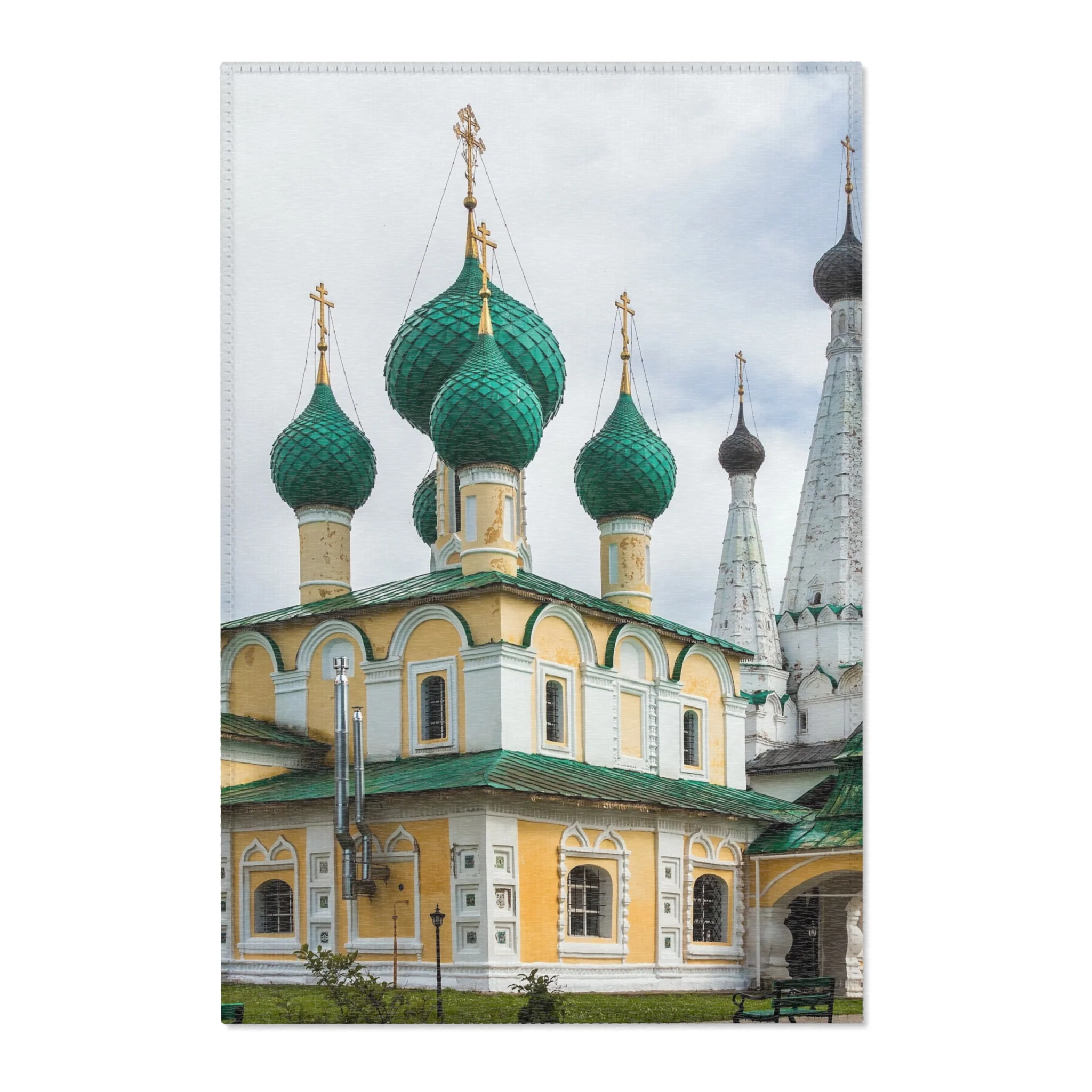 Church of the Beheading of Saint John the Baptist Alekseyevsky Monastery Uglich 2023-07-22 7459 | Area Rug