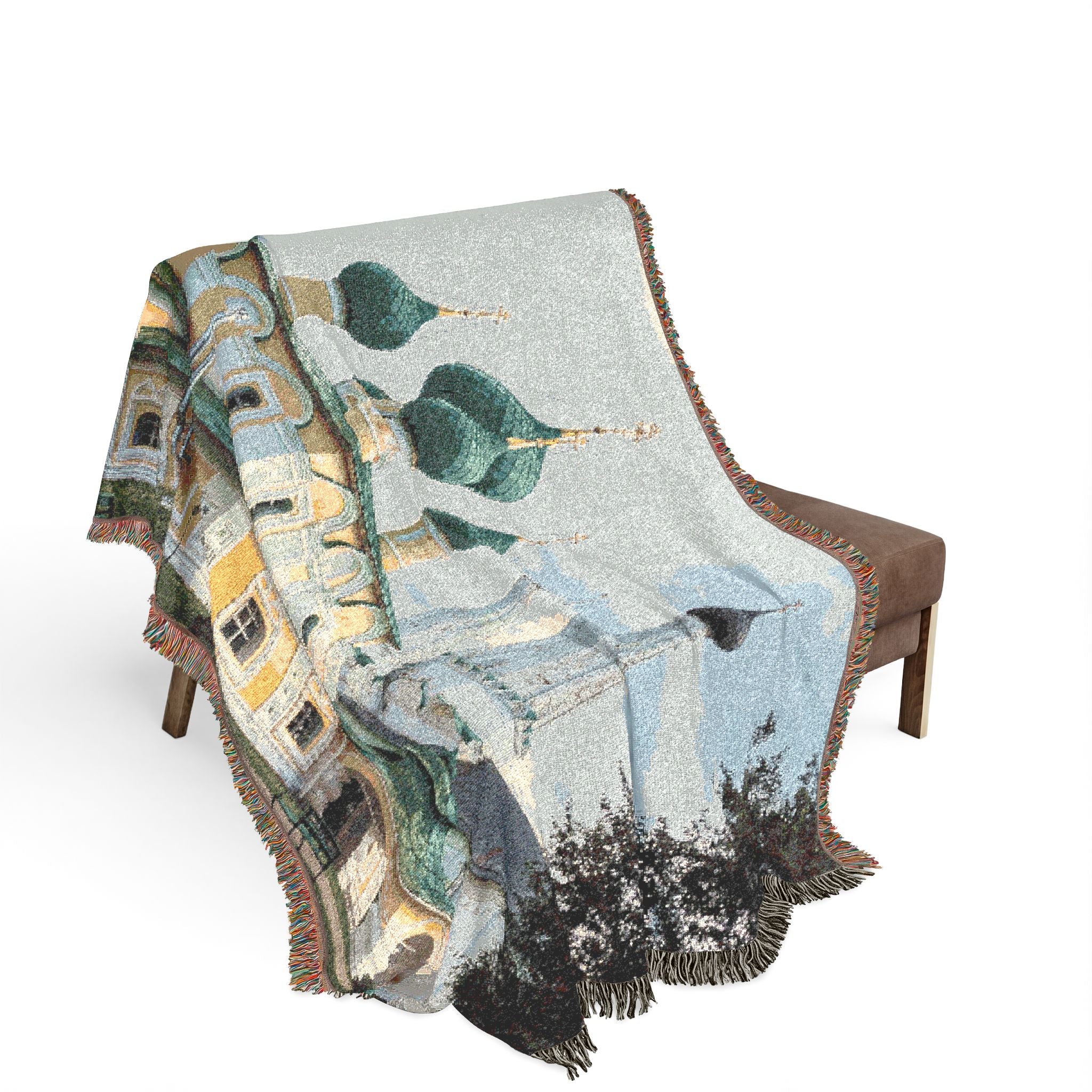 Church of the Beheading of Saint John the Baptist Alekseyevsky Monastery Uglich 2023-07-22 7459 | Woven Tapestry Blanket - Image 3