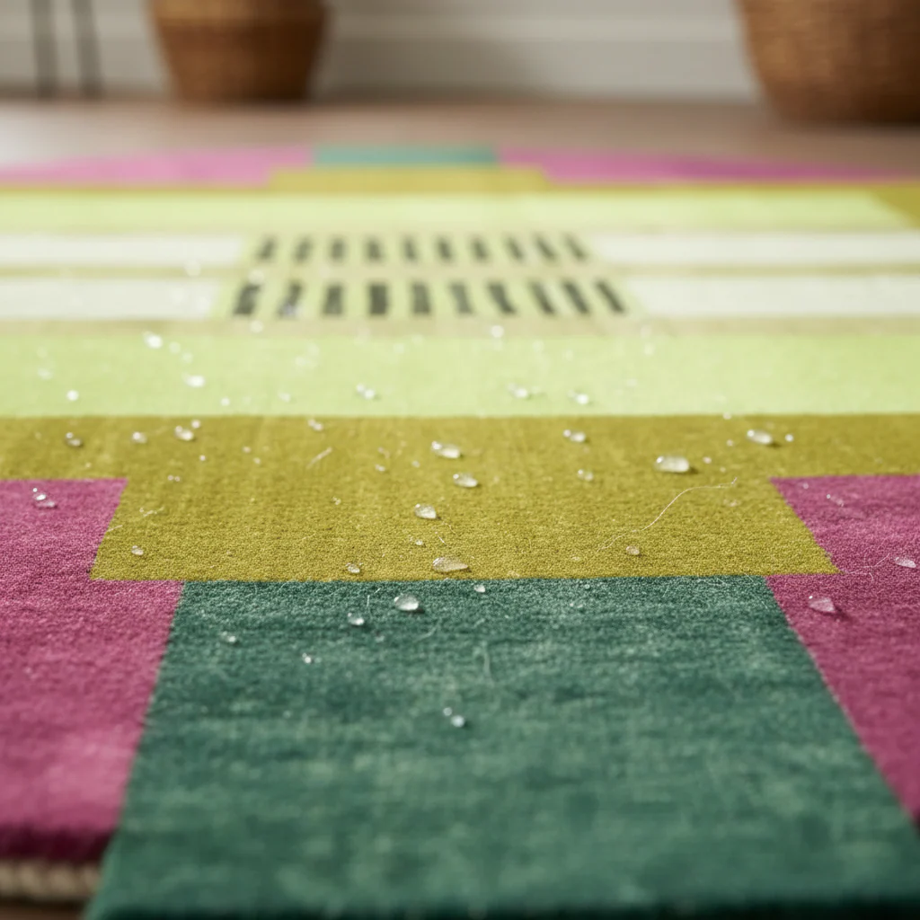Circle of Atzec Round Hand Tufted Wool Rug - Image 4