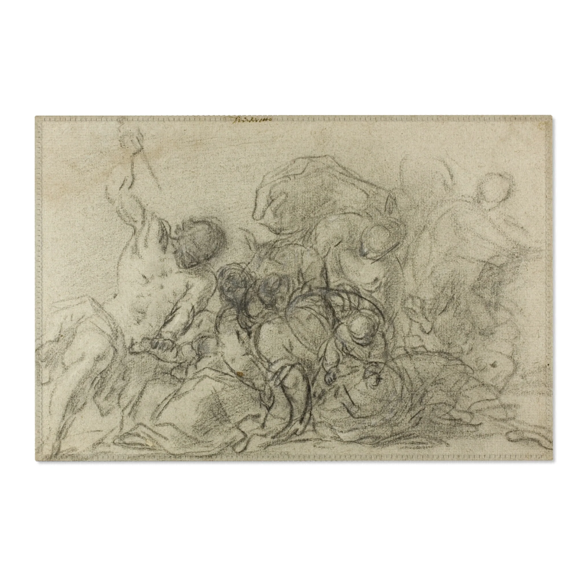 Circle of Titian - Massacre of the Innocents | Area Rug - Image 4