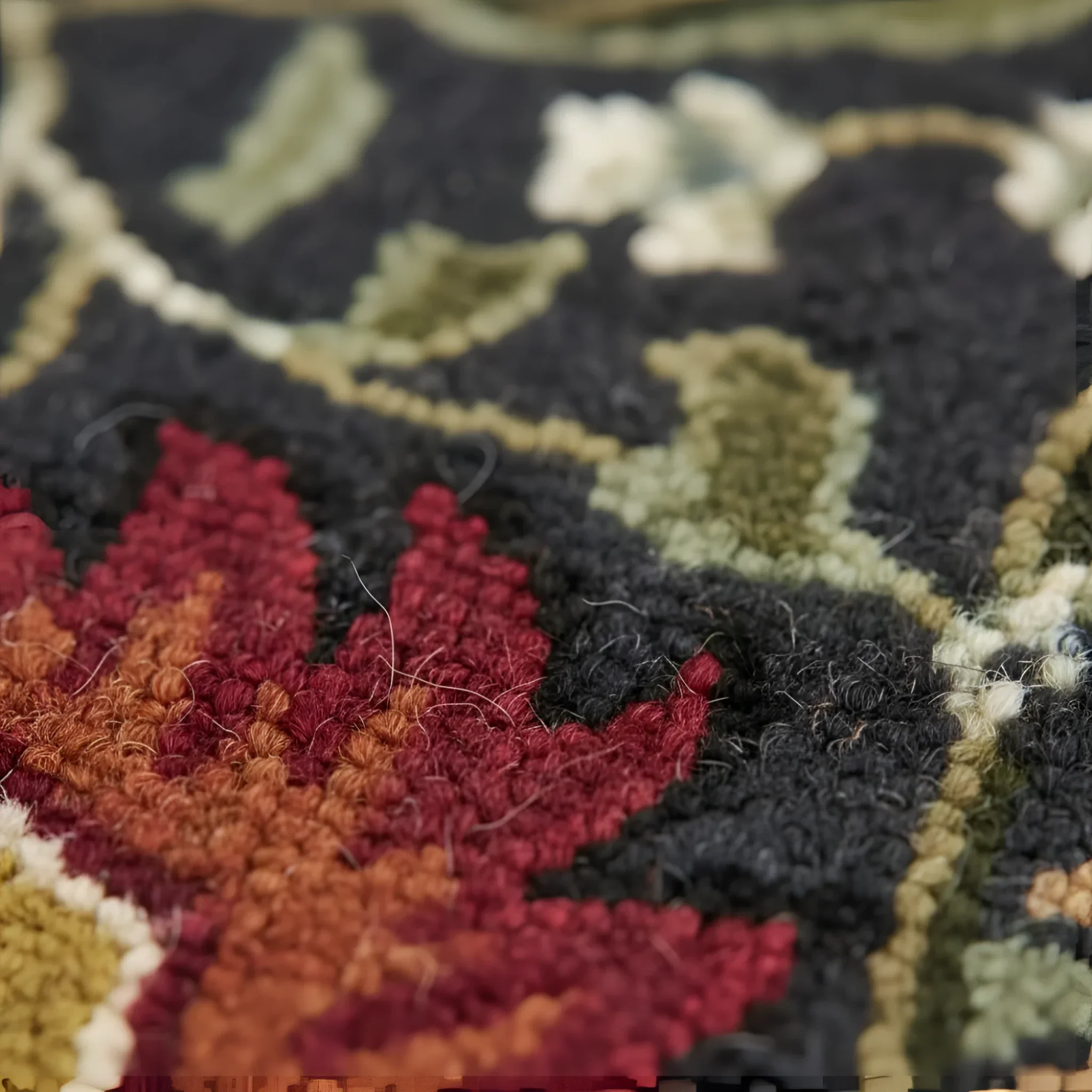 Classic Elegance Traditional Hand-Tufted Rug - Image 3