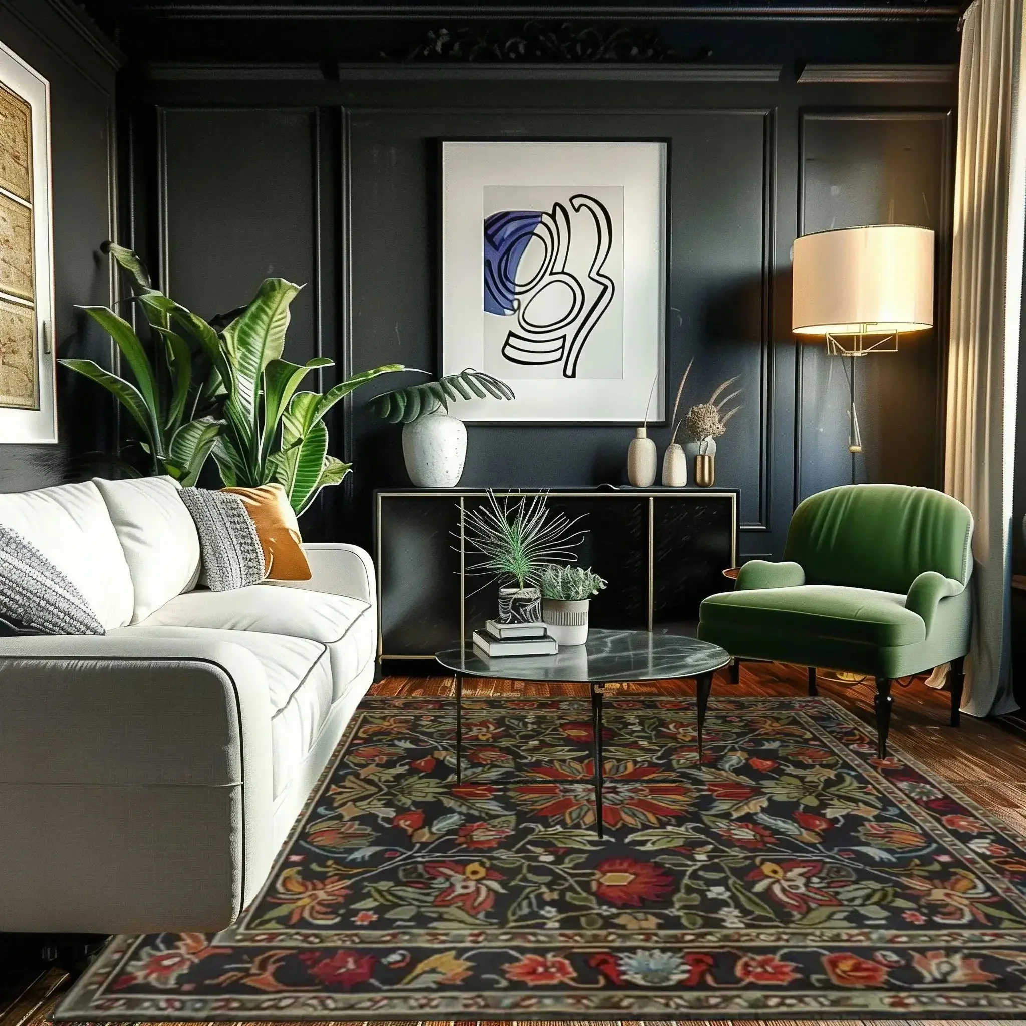 Classic Elegance Traditional Hand-Tufted Rug - Image 5