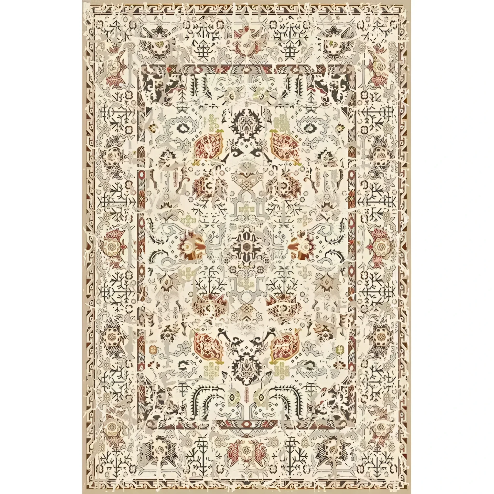 Classic Maia Traditional Printed Area Rug - Image 6