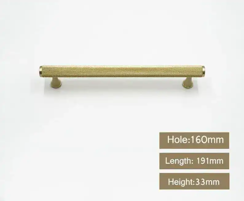 Classic Textured Brass Cabinet Drawer Knob - Image 5