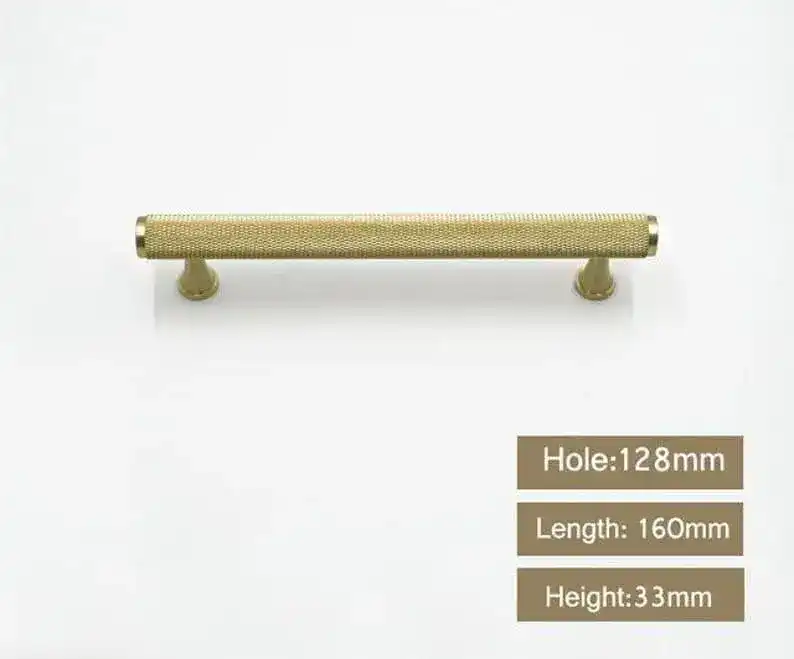 Classic Textured Brass Cabinet Drawer Knob - Image 6