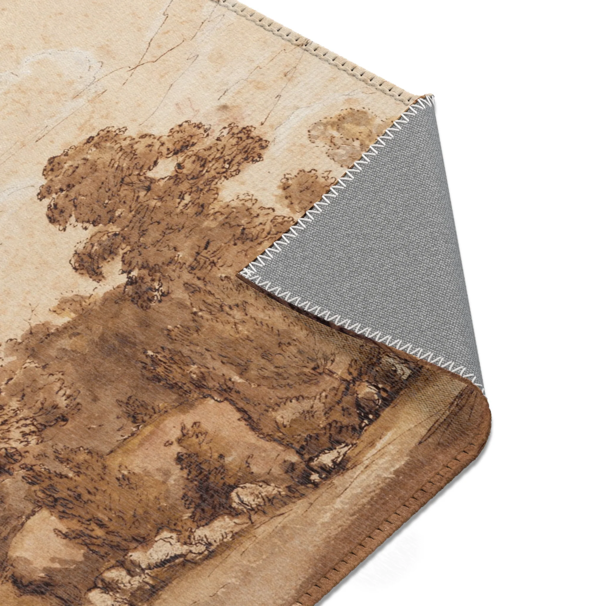 Claude Lorrain - A Rocky Hillside | Area Rug - Image 13